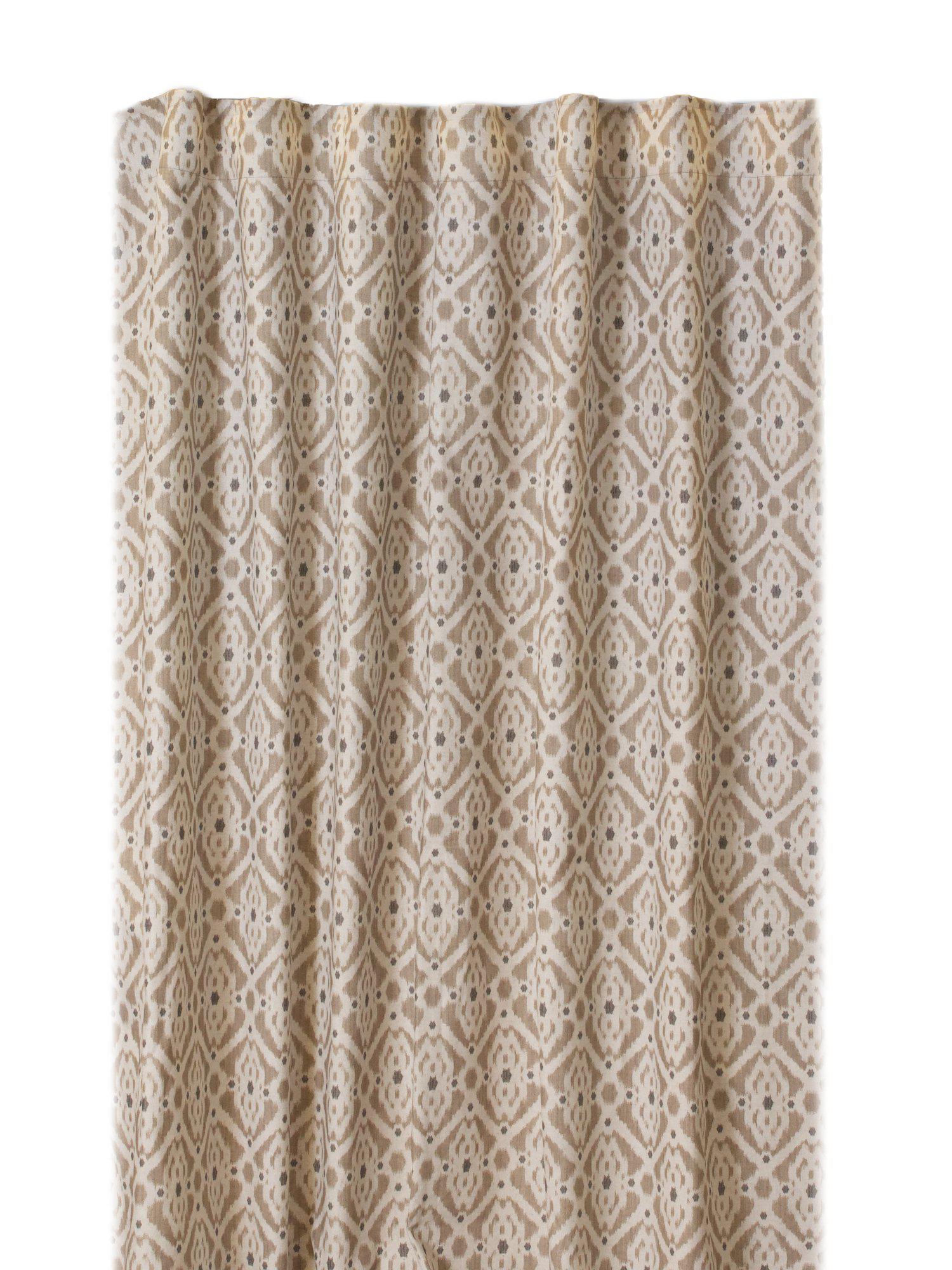 Svanefors Ikat Gardin 2P Beige 2x135x280cm