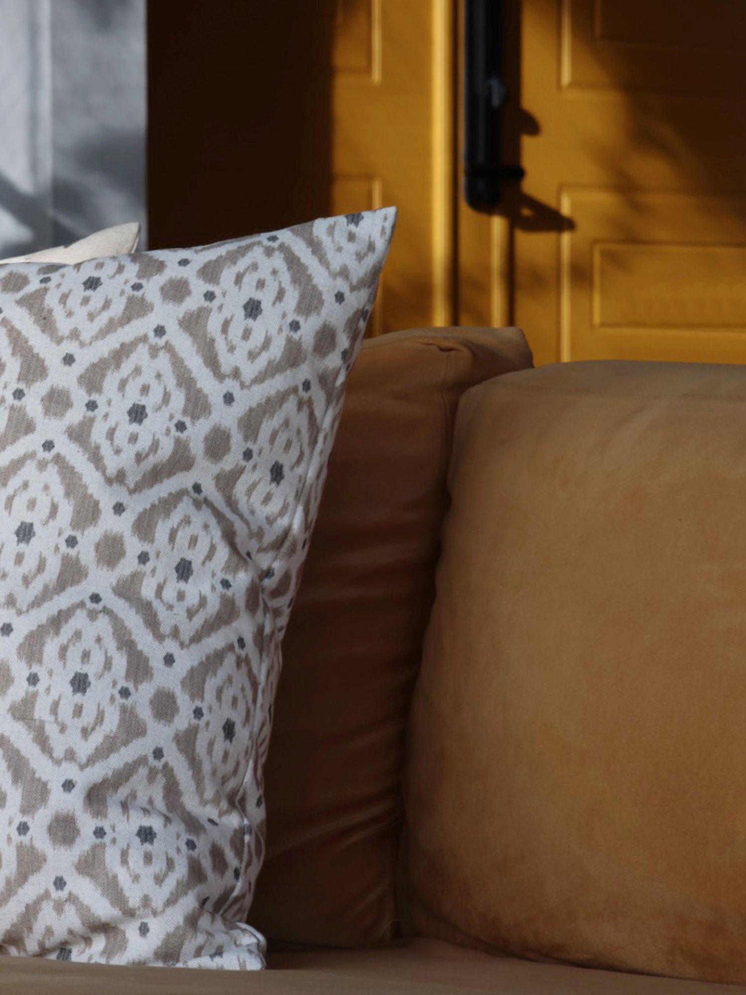 Svanefors Ikat Kuddfodral Beige 50x50cm