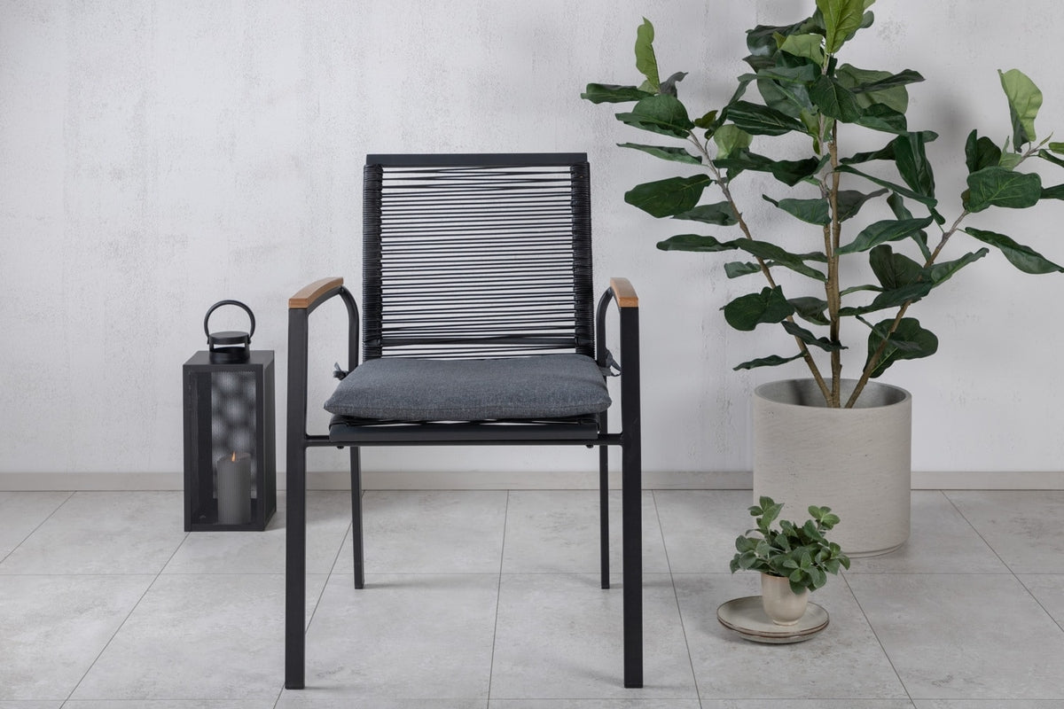 Venture Home Dallas Matstolar 2-pack Svart