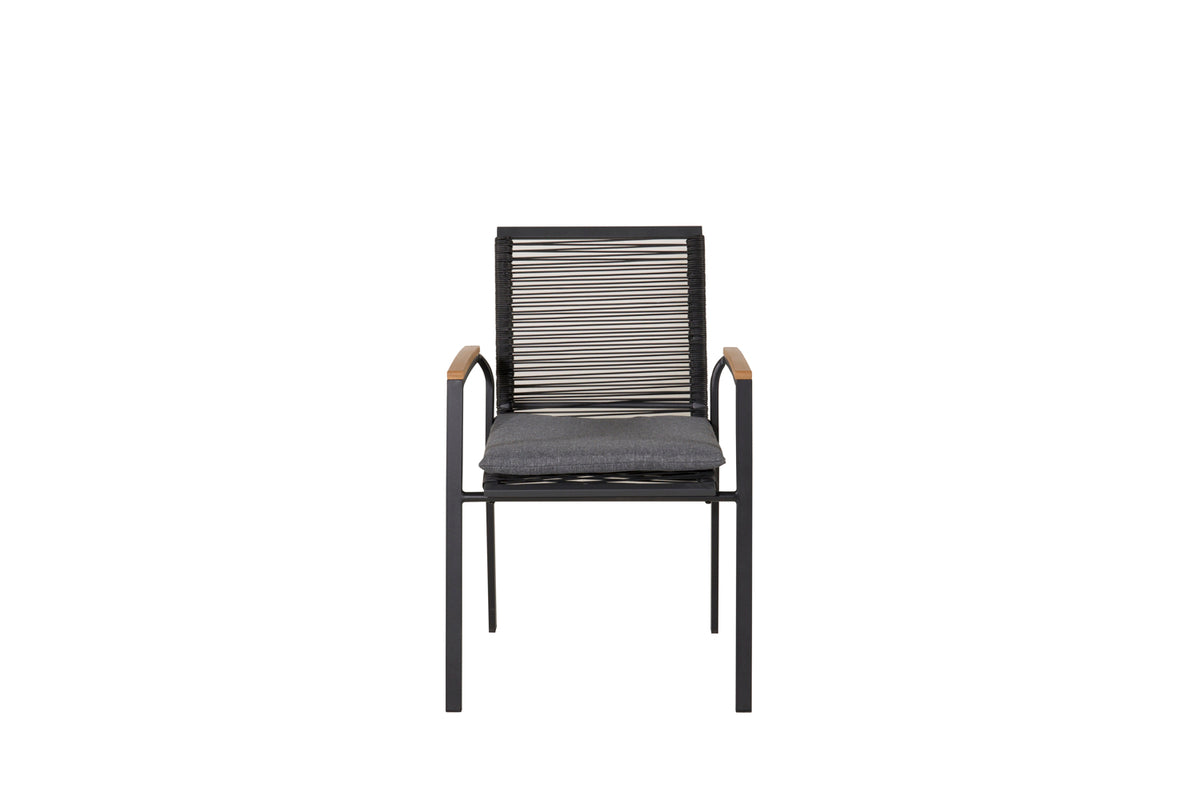Venture Home Dallas Matstolar 2-pack Svart