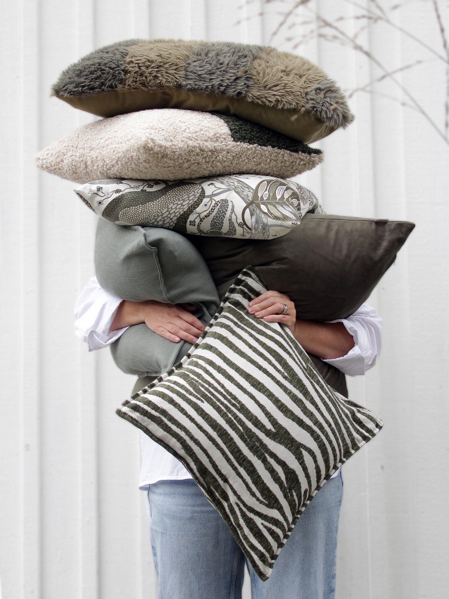 Svanefors Marty Kuddfodral Mossa 45x45cm