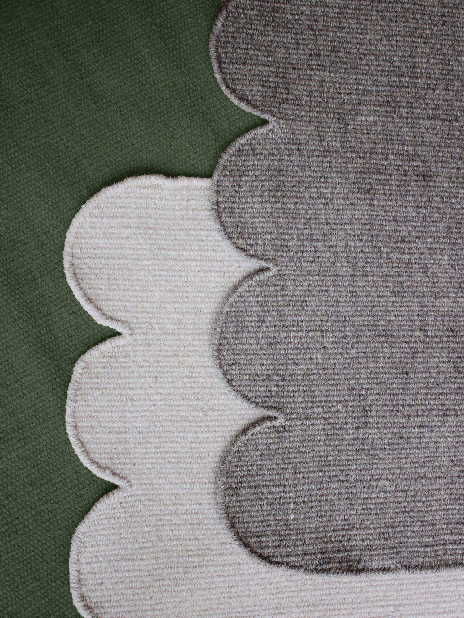 Svanefors Fia Ullmatta Mossa 70x140cm