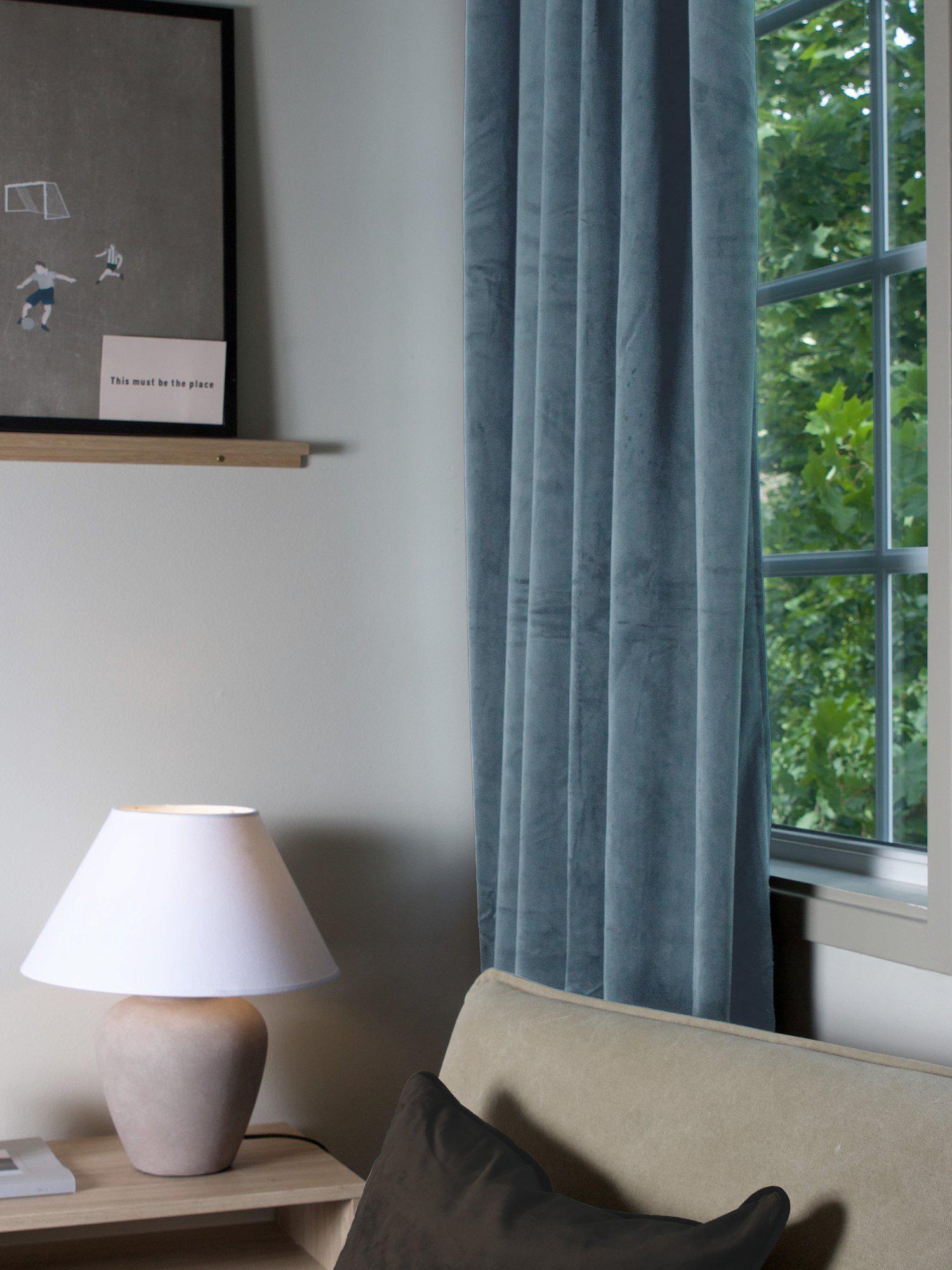 Svanefors Estelle Gardin 2P Denim 2x135x280cm