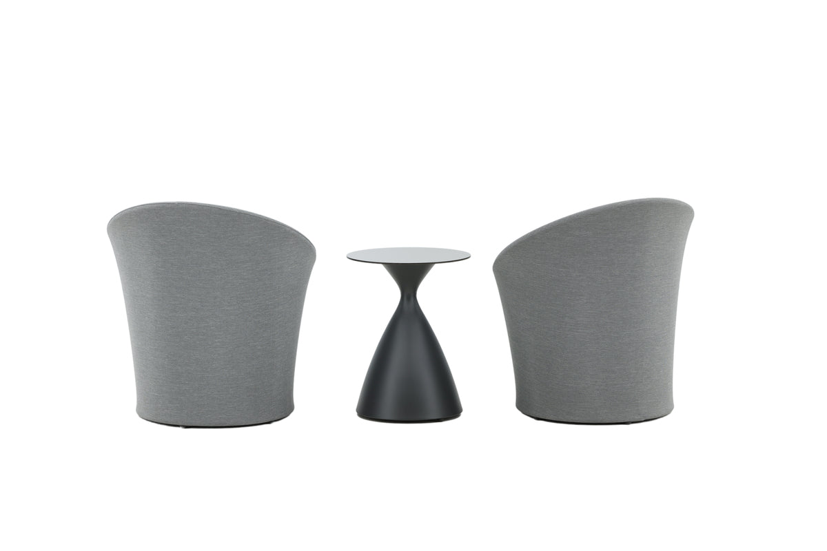 Venture Home Spoga Lounge Set Svart
