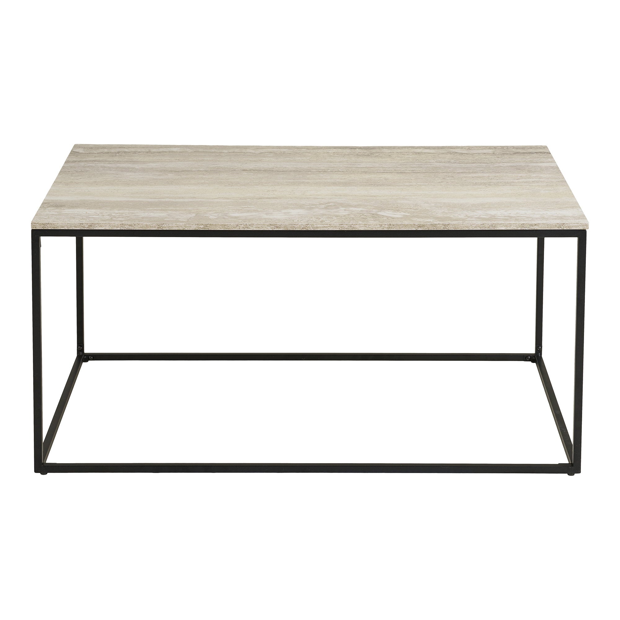 House Nordic Vita Soffbord Svart / Beige