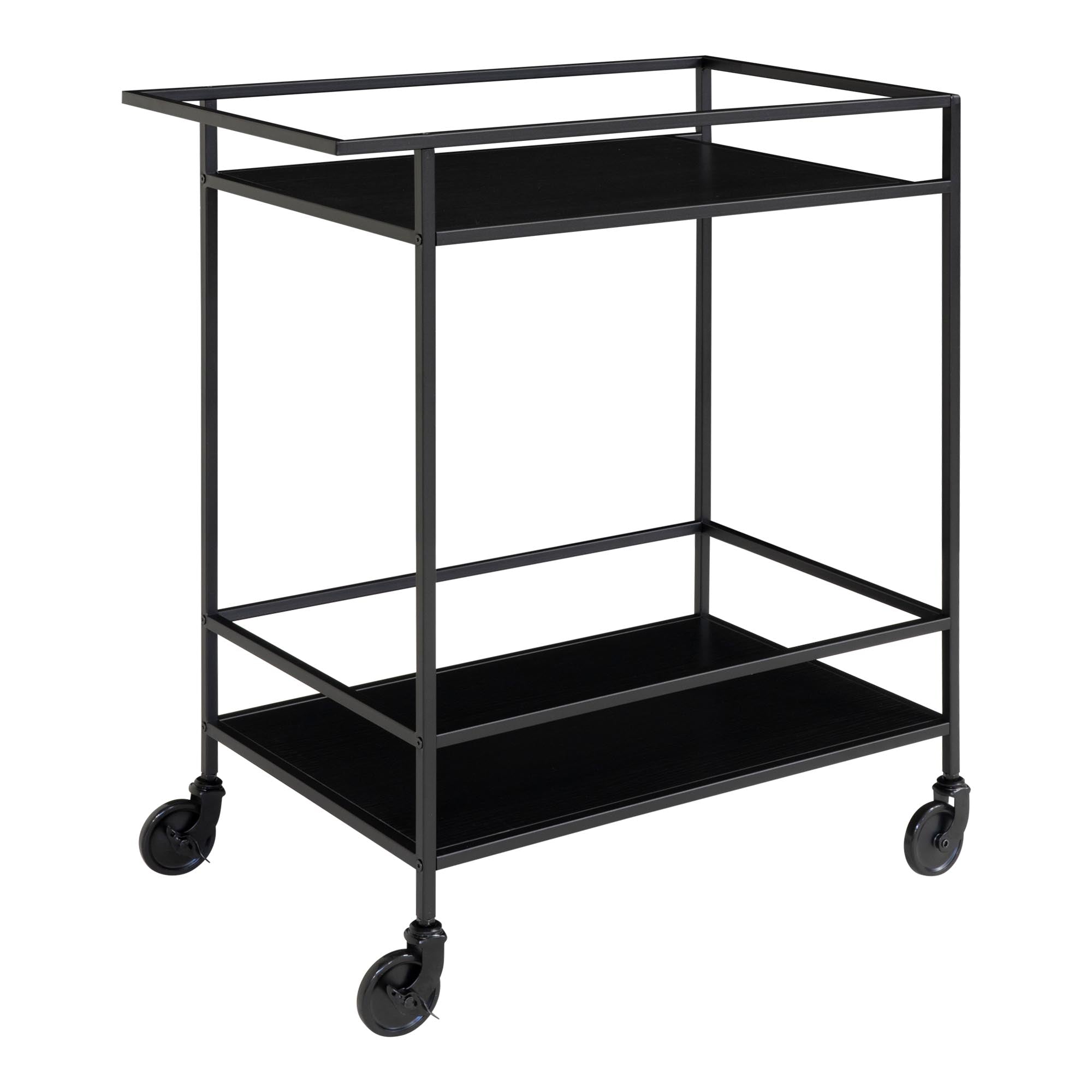 House Nordic Vita Bar Trolley Svart