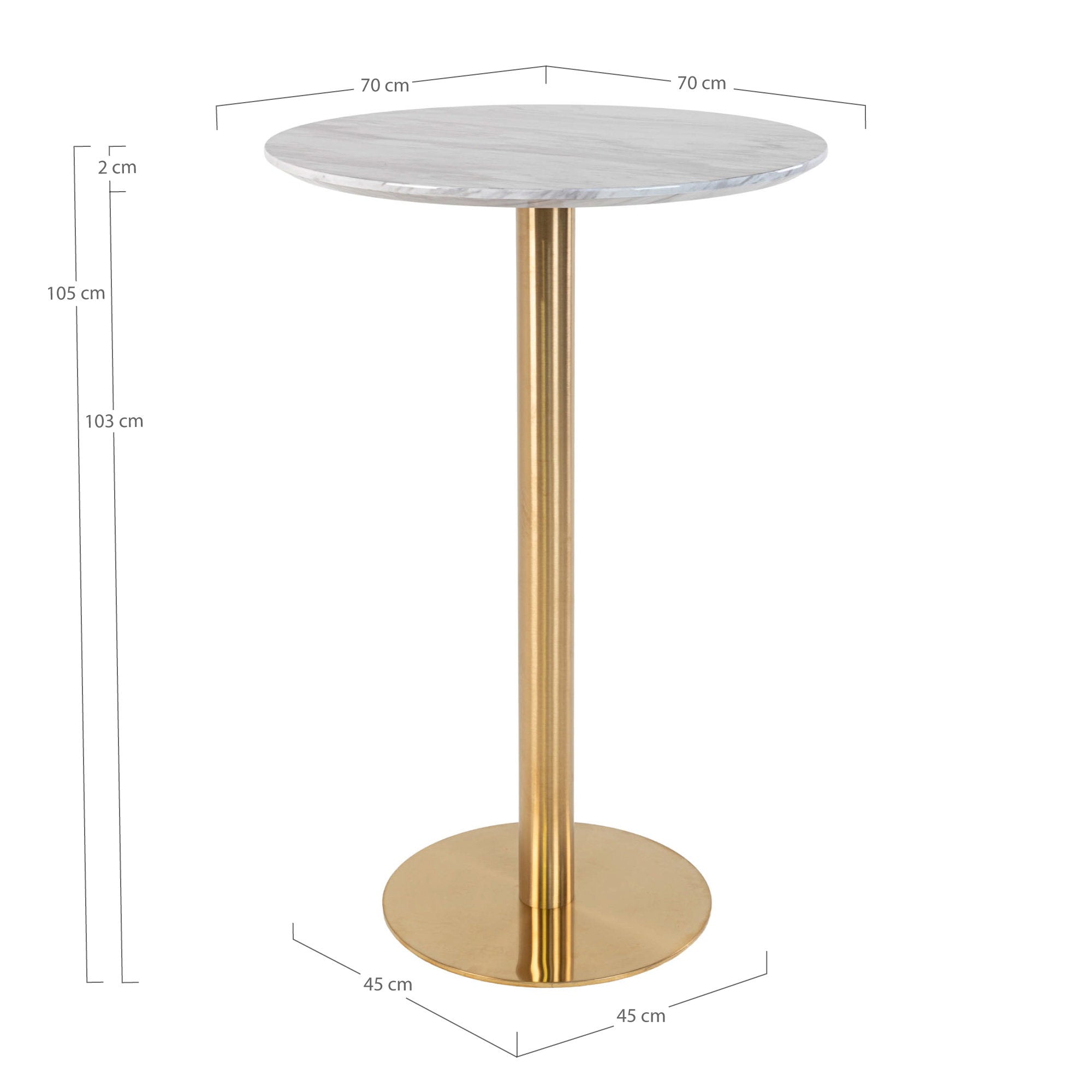 House Nordic Bolzano Bar Table