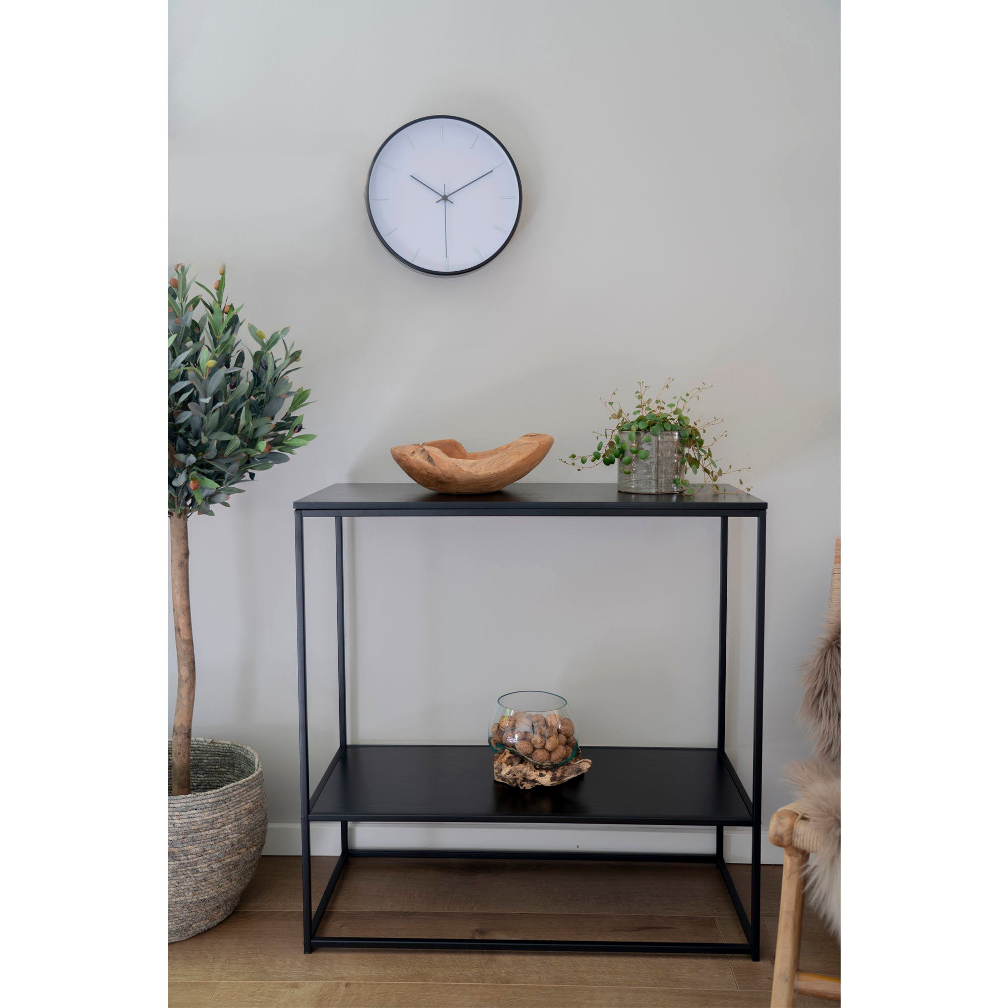 House Nordic Vita Konsolbord Svart