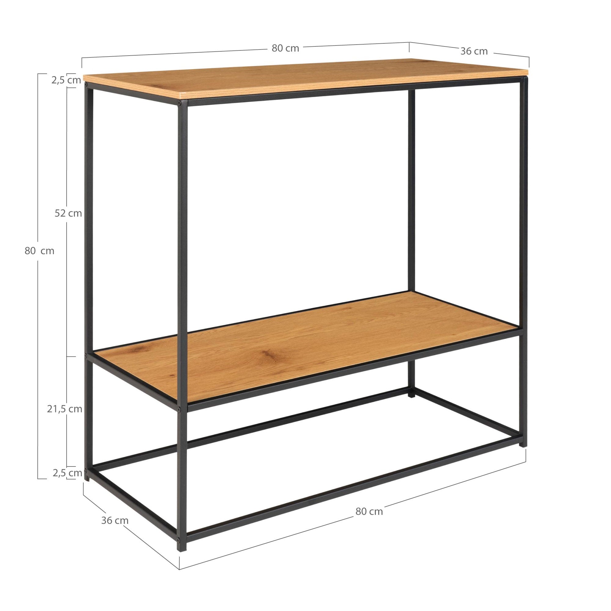 House Nordic Vita Konsolbord Natur