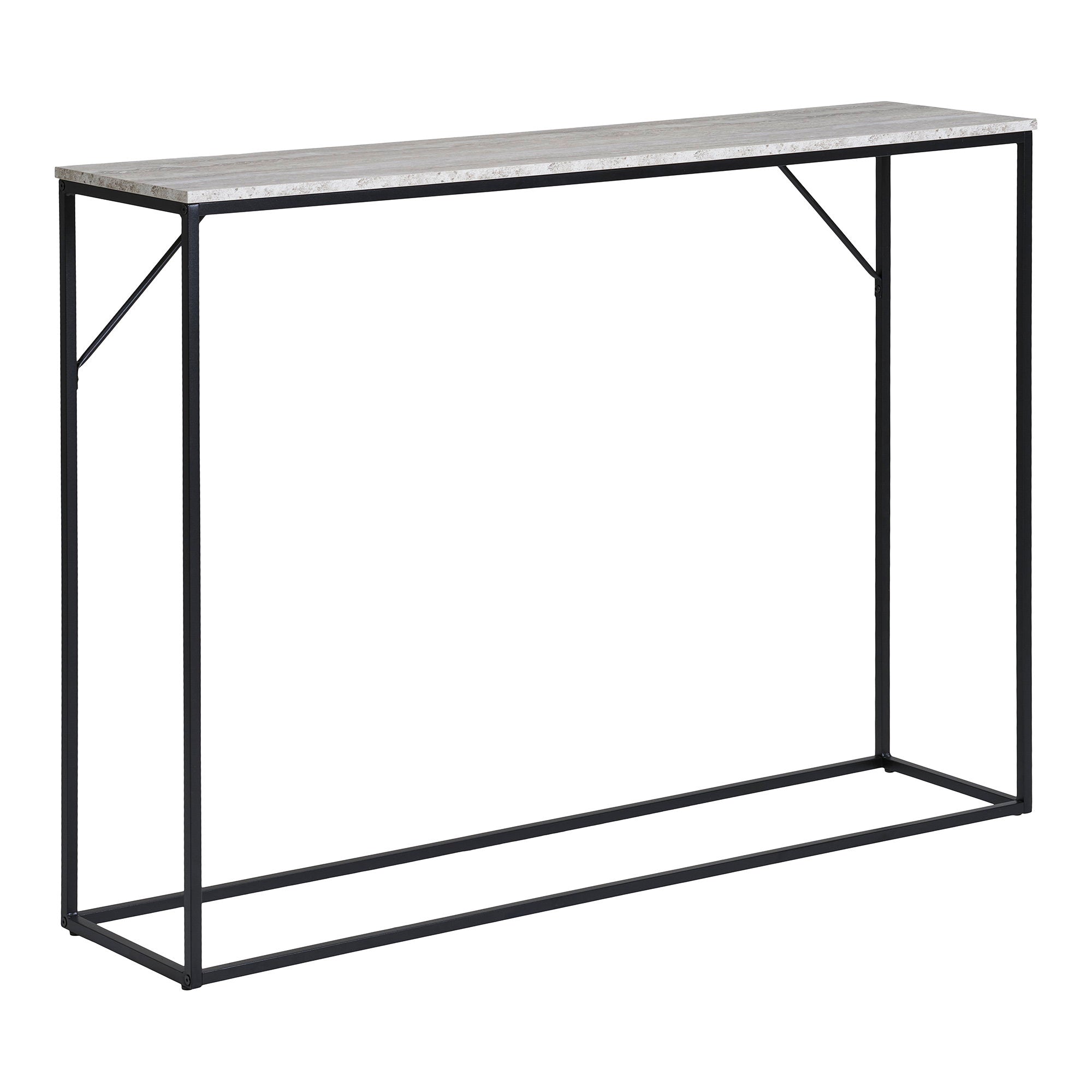 House Nordic Vita Konsolbord Svart / Natur