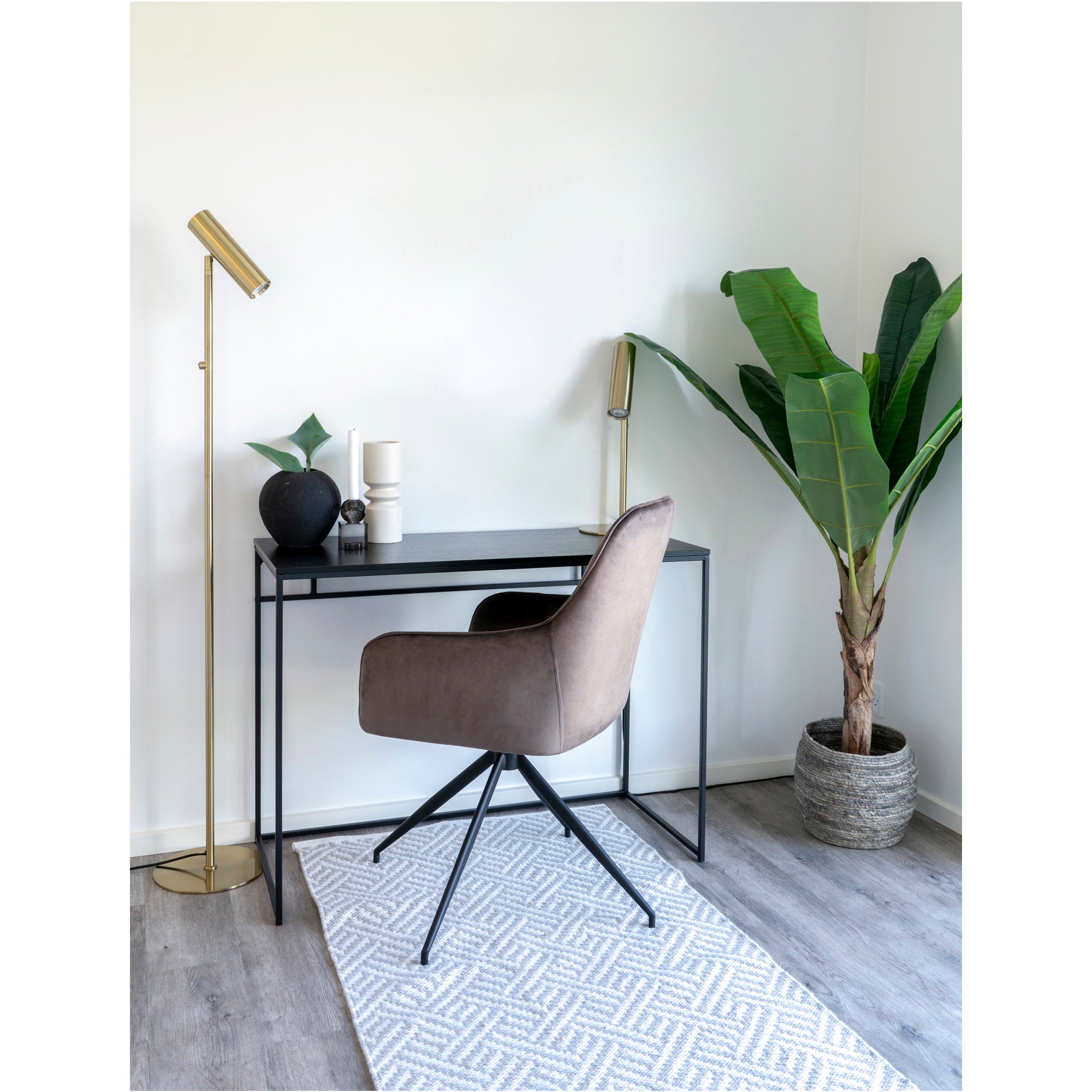 House Nordic Vita Skrivbord Svart