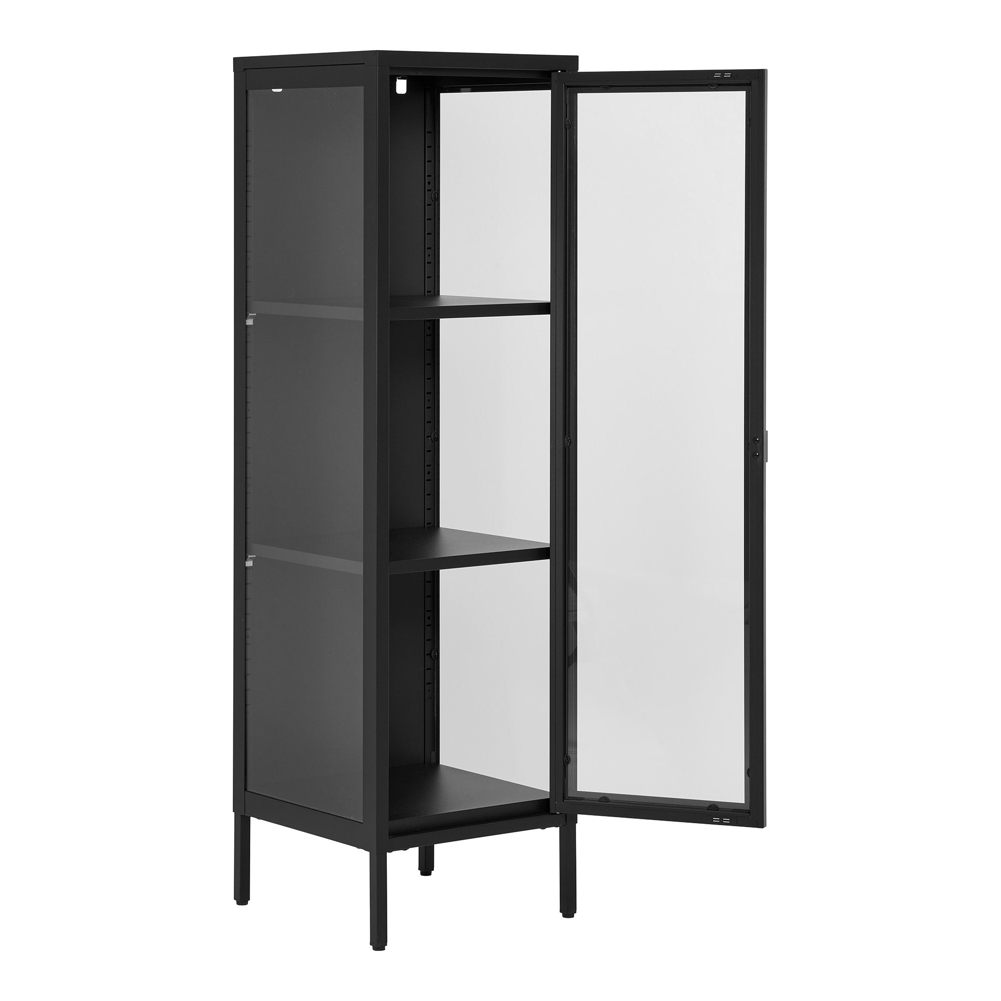 House Nordic Brisbane Slim Display Skåp Svart