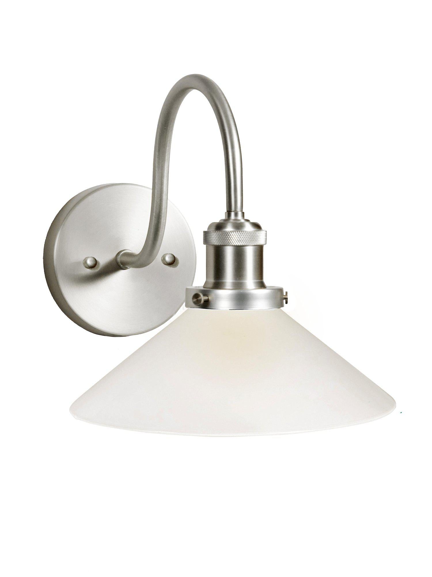 PR Home August Vägglampa Opal Krom 25cm