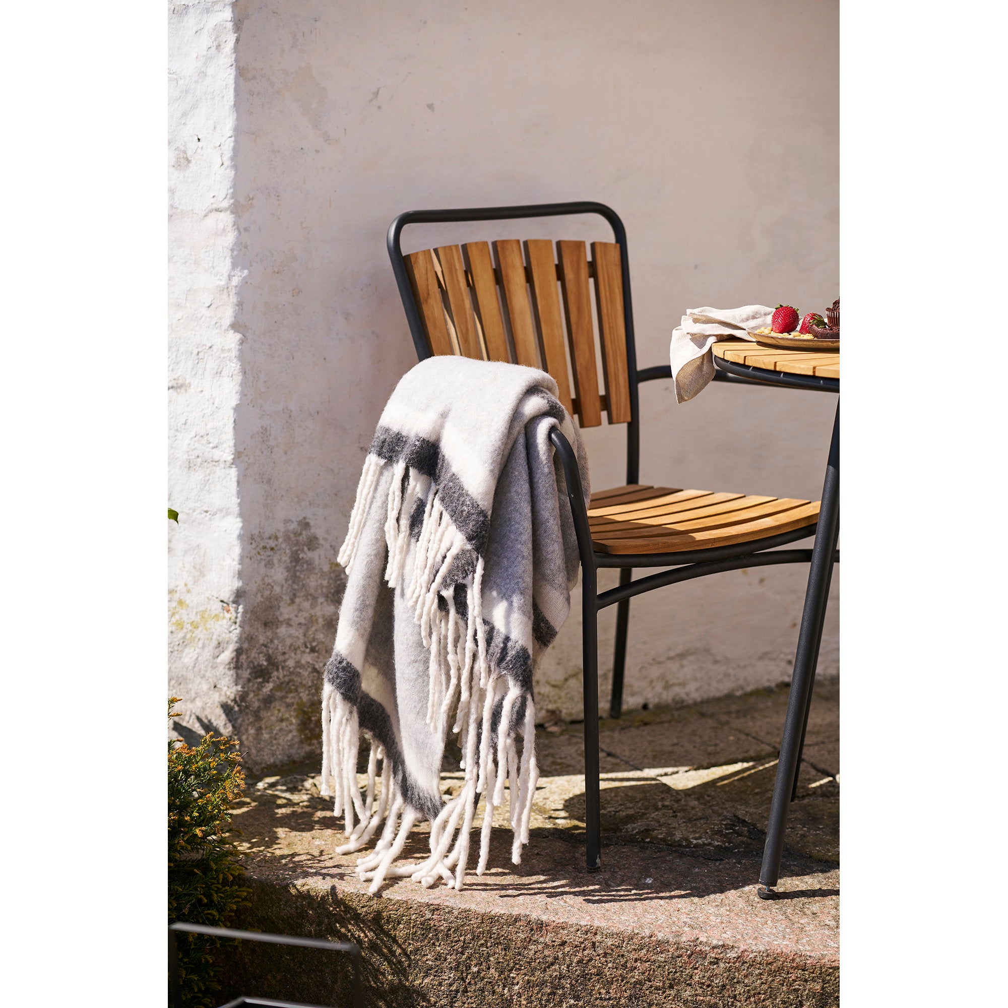 House Nordic Carmel Plaid Grå / Vit