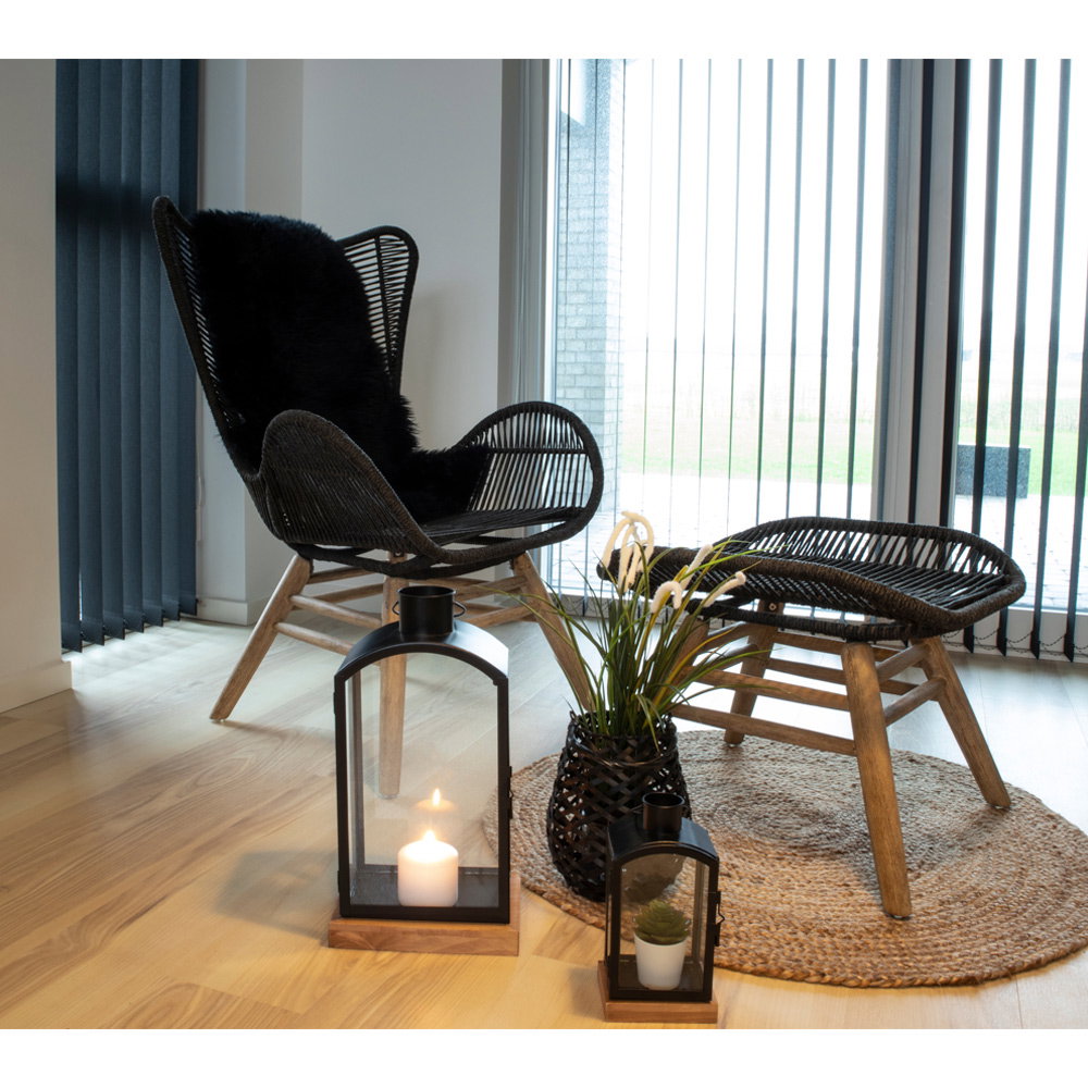 House Nordic Lambskin Svart
