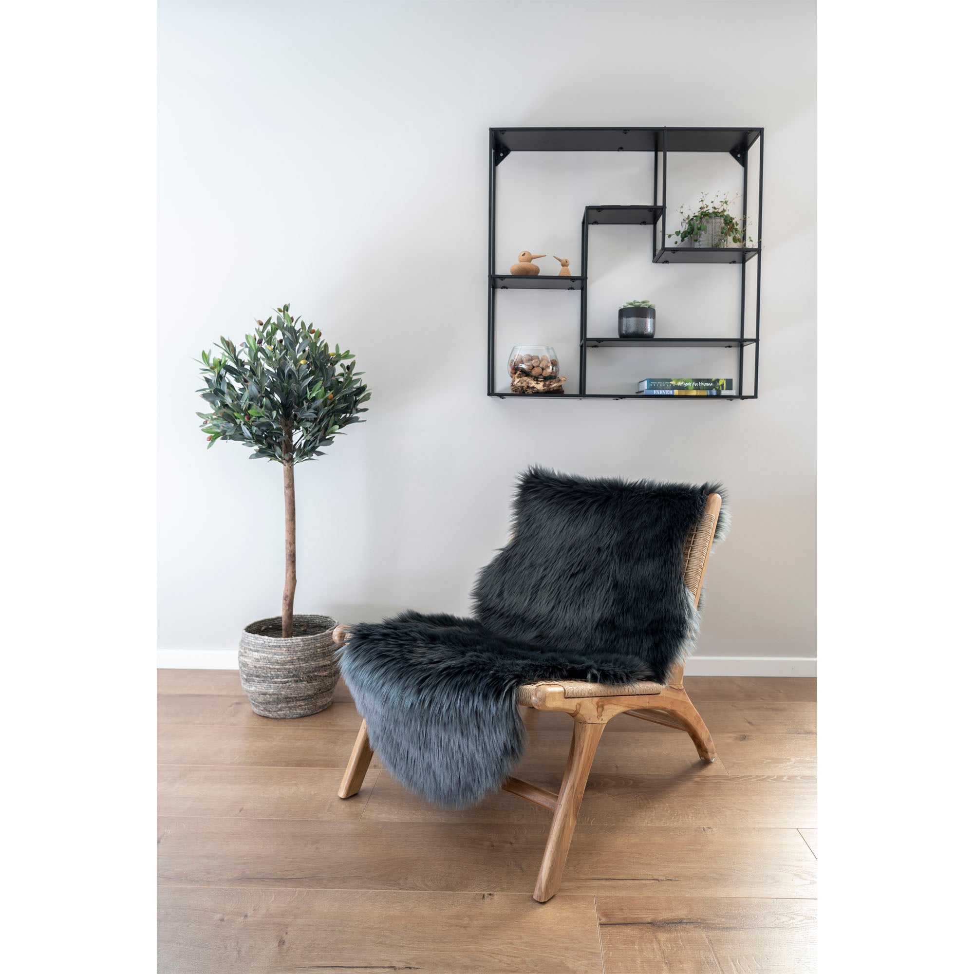 House Nordic Lambskin Artificial Grå