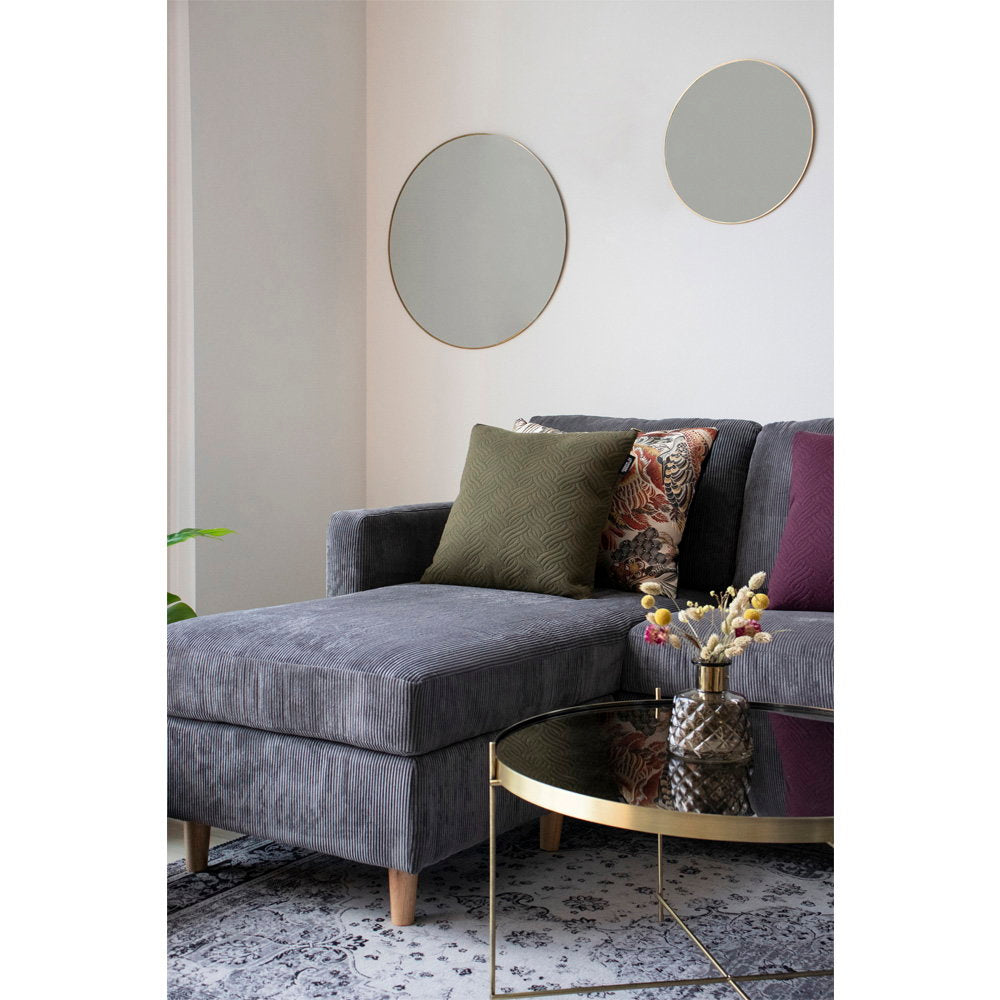 House Nordic Jersey Spegel Brass Look