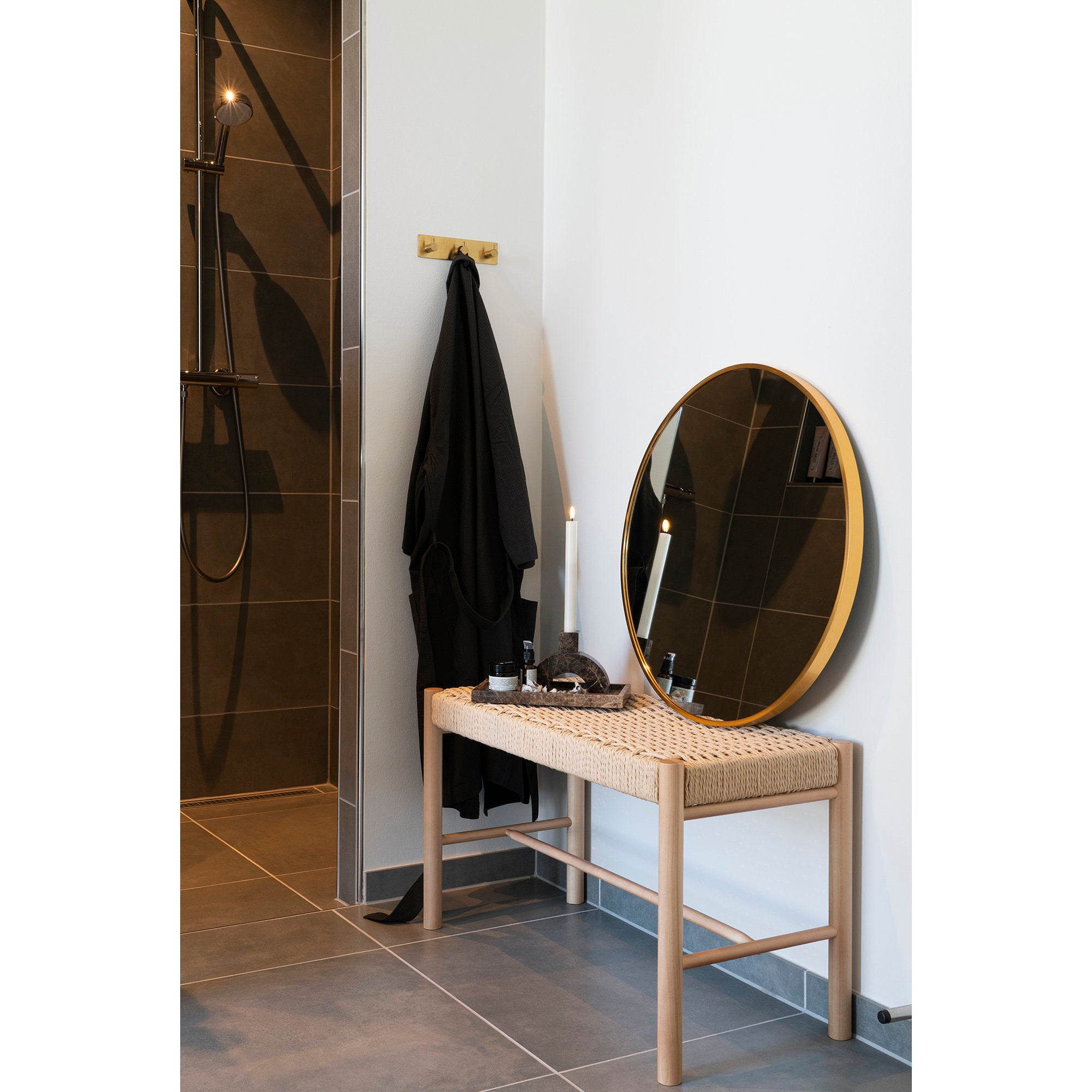House Nordic Madrid Spegel Brass