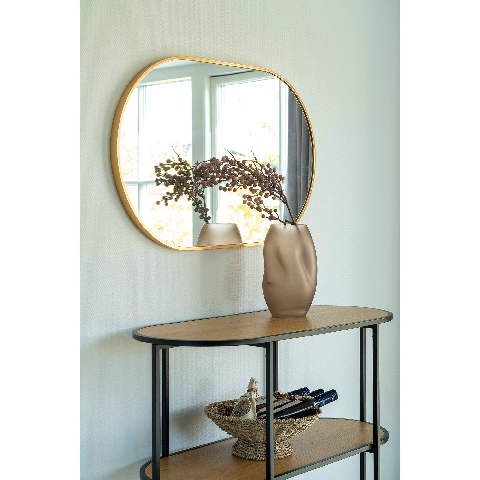 House Nordic Madrid Spegel Brass