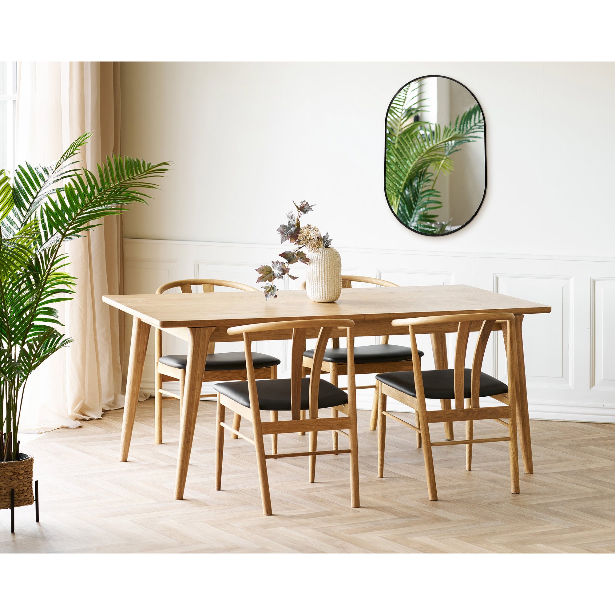 House Nordic Madrid Spegel Svart