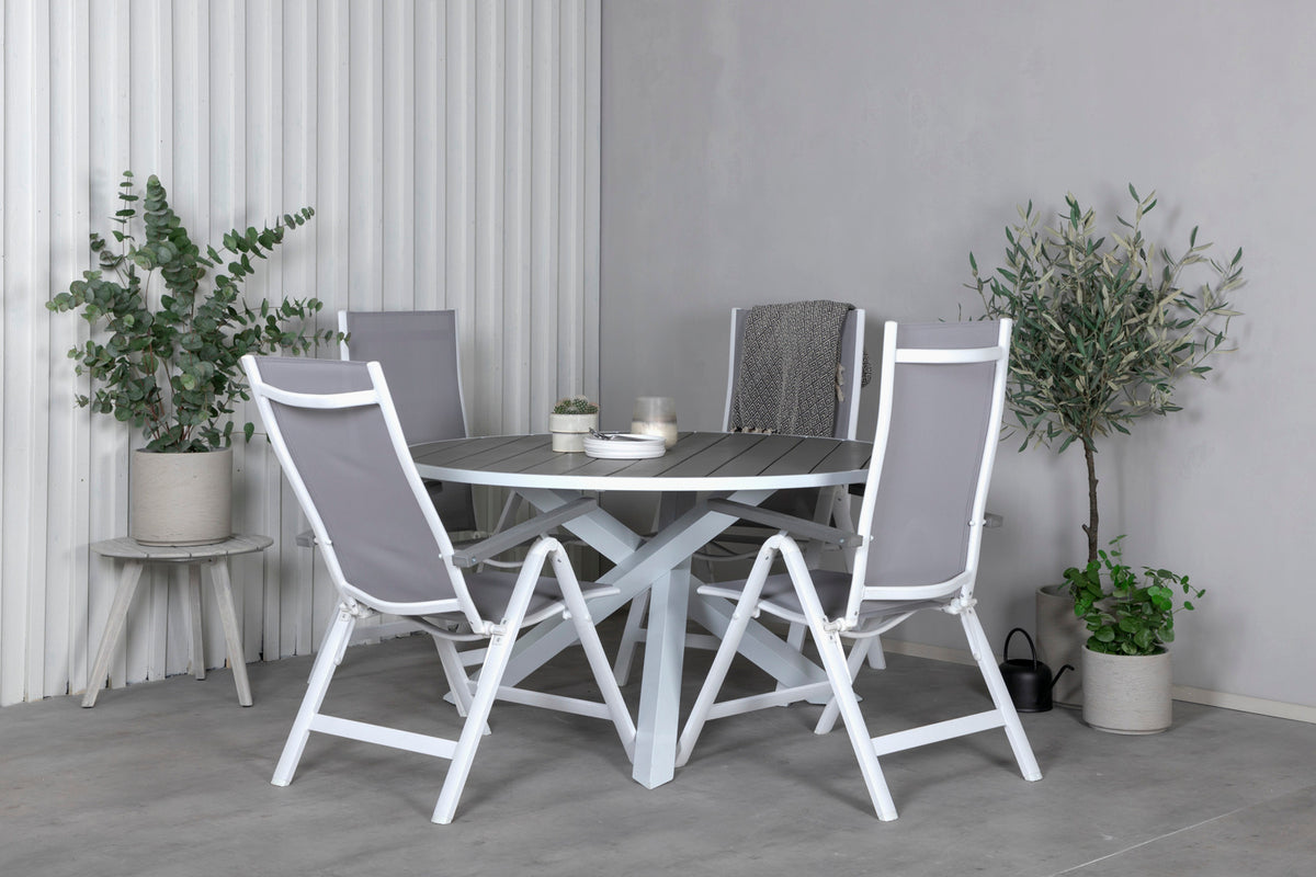 Venture Home Parma Runda Matbord ⌀140 Vit