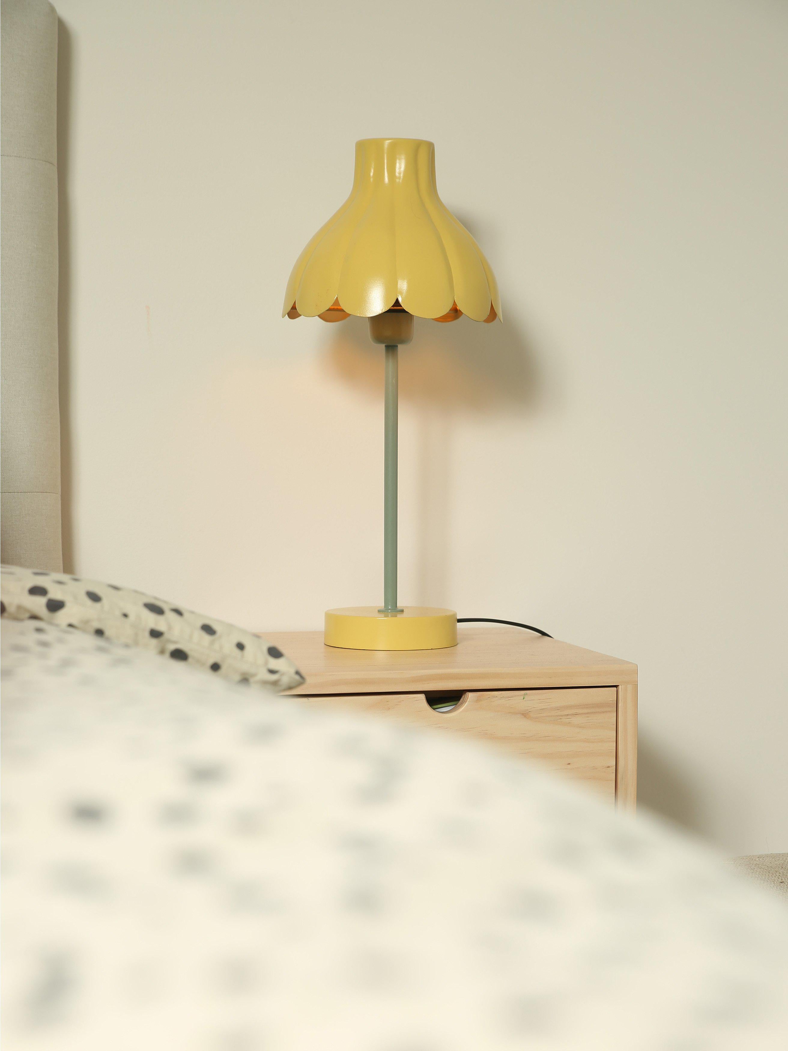 PR Home Wera bordslampa Gul/grön 47cm