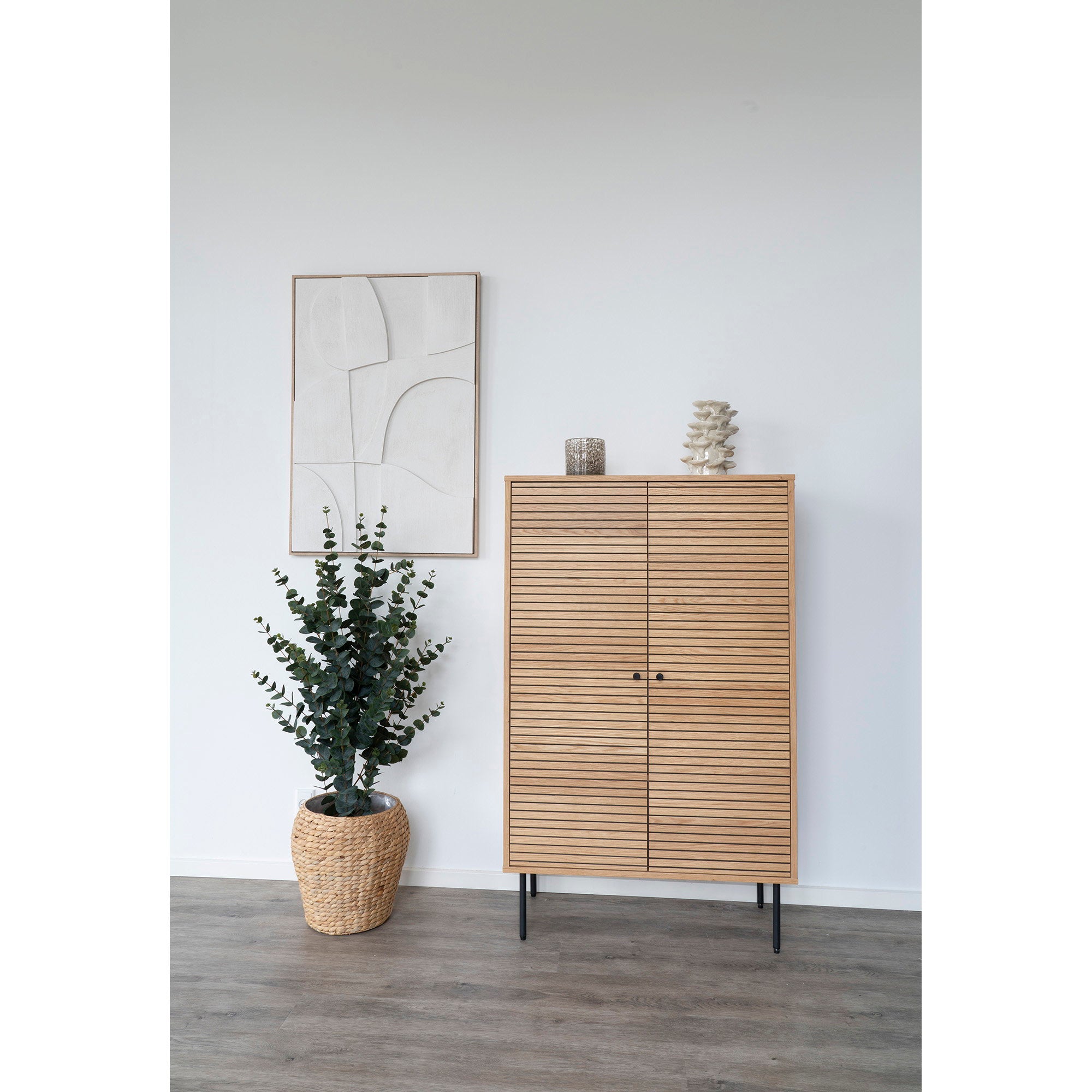 House Nordic Ljusstake Light Brun