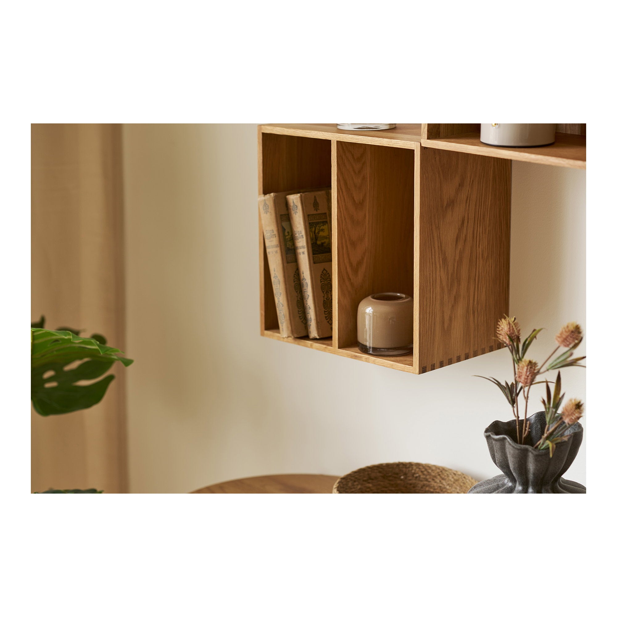 House Nordic Ljusstake Brun