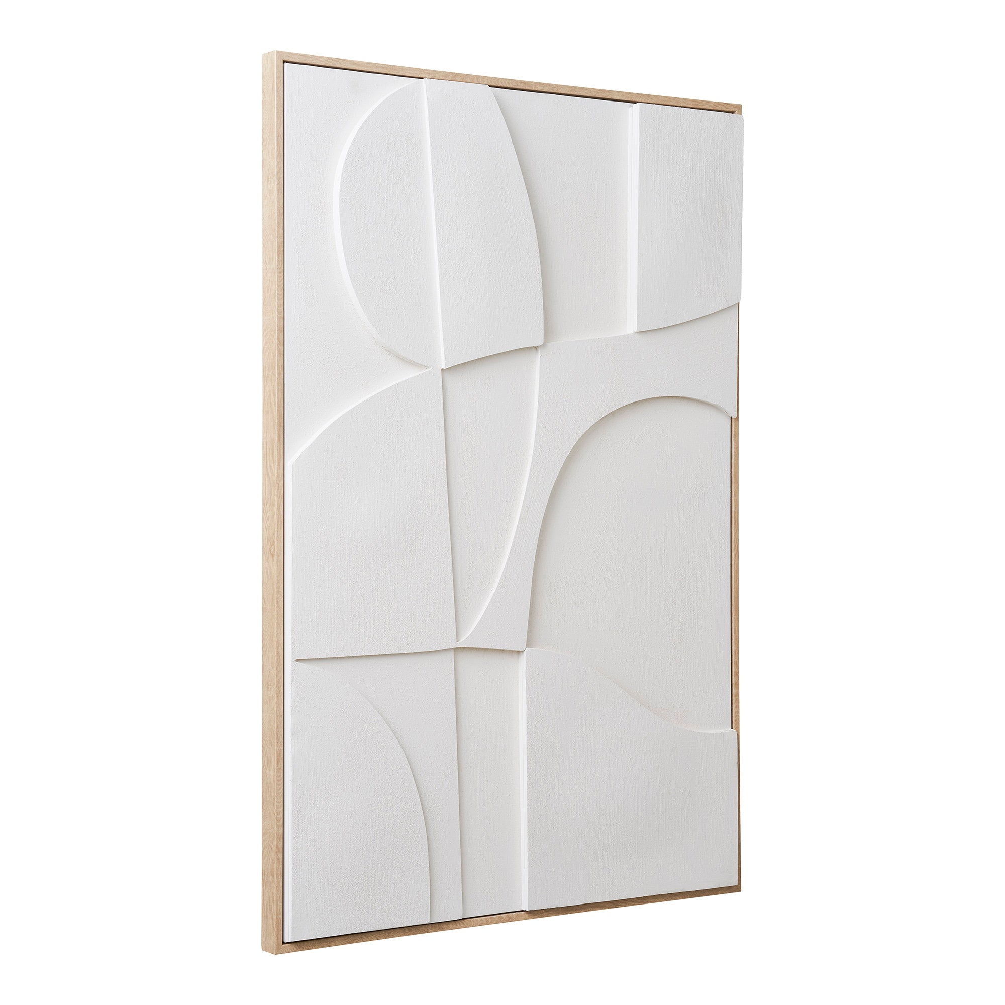 House Nordic Madeline Relief Wall Decoration Vit