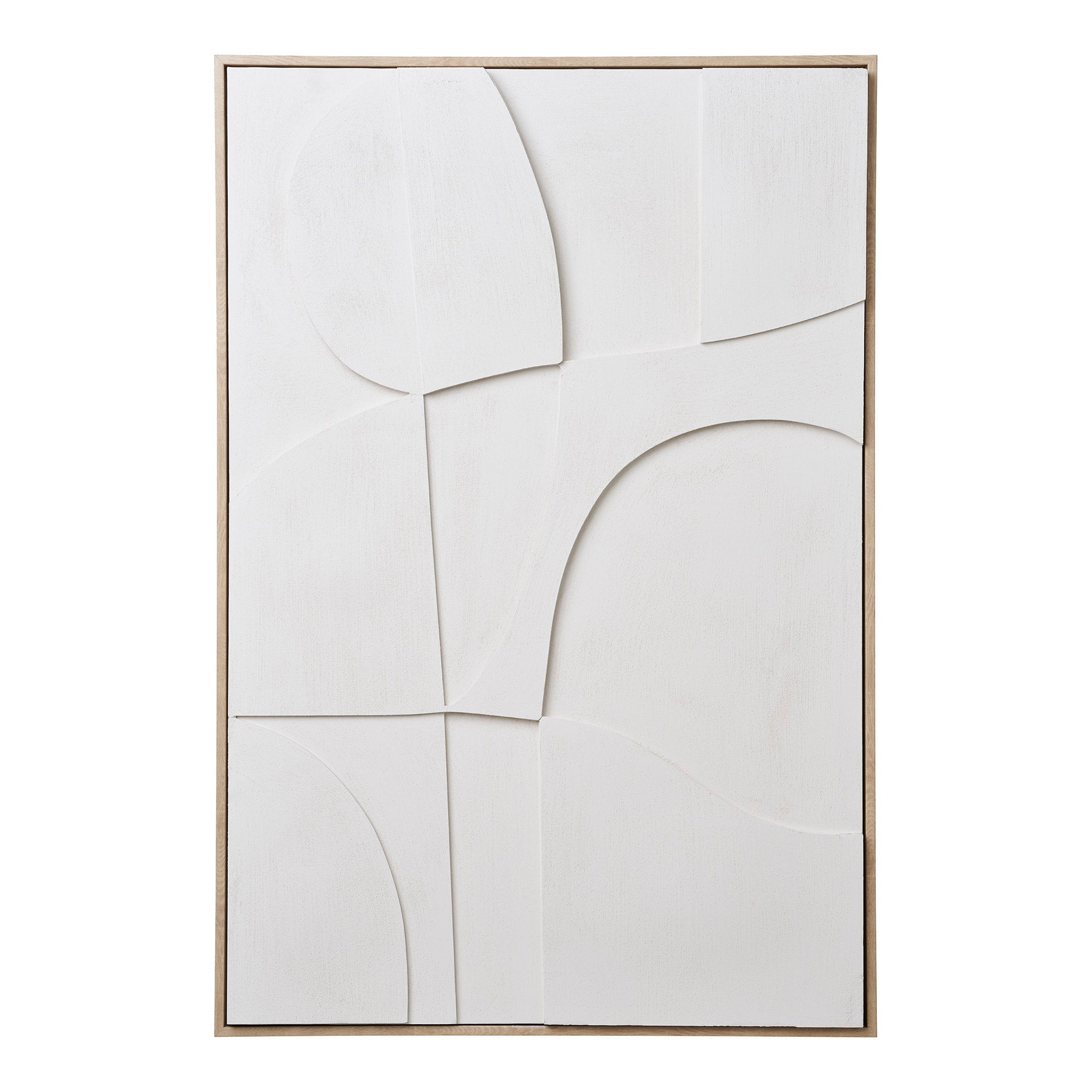 House Nordic Madeline Relief Wall Decoration Vit