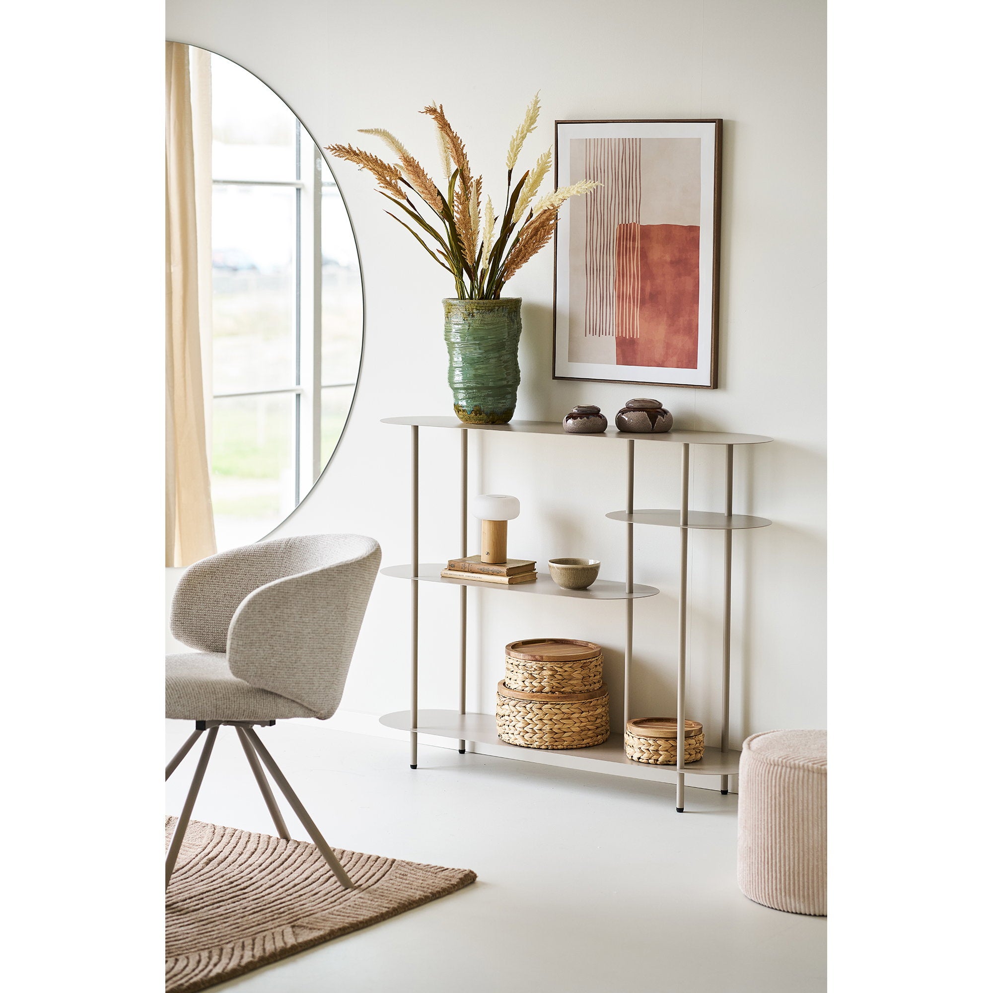 House Nordic Mina Canvas Print Brun / Beige