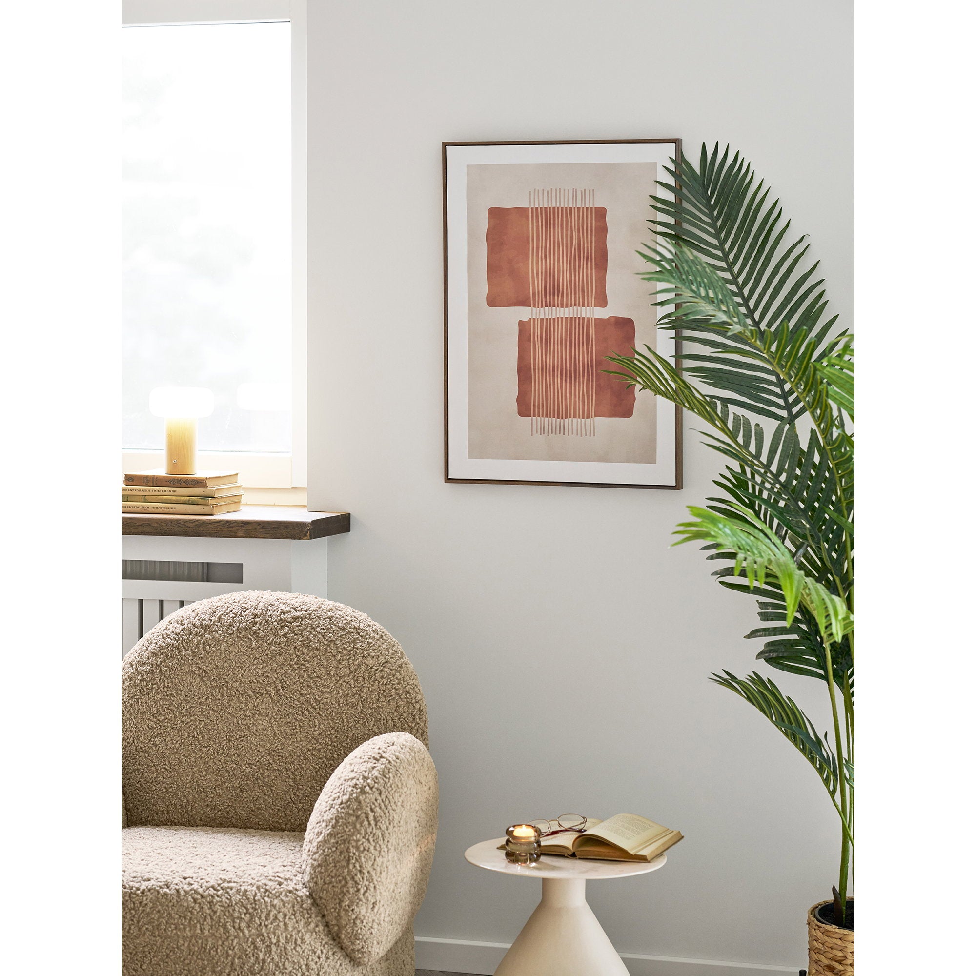 House Nordic Mina Canvas Print Brun / Beige