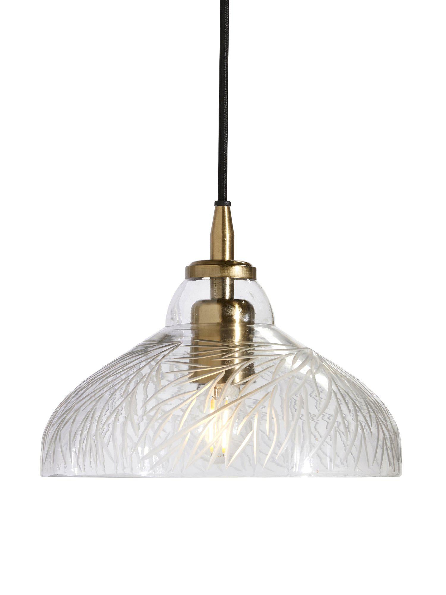 PR Home Maple Taklampa Klarglas 23cm