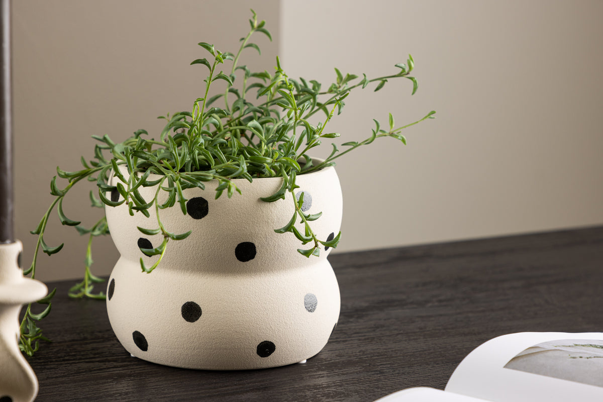 Venture Home Dapne Kruka Svart & Beige