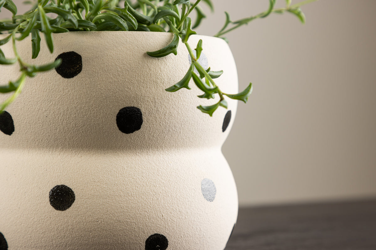 Venture Home Dapne Kruka Svart & Beige