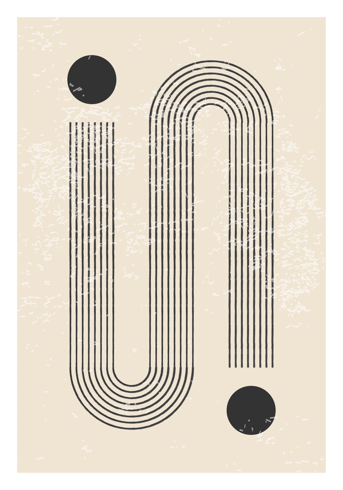 Venture Home Pantheon Posters 21x30 Beige