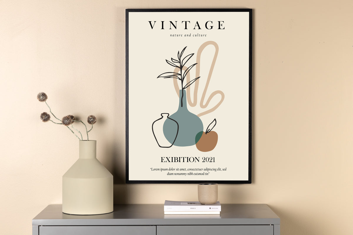 Venture Home Vintage Posters 50x70 Beige