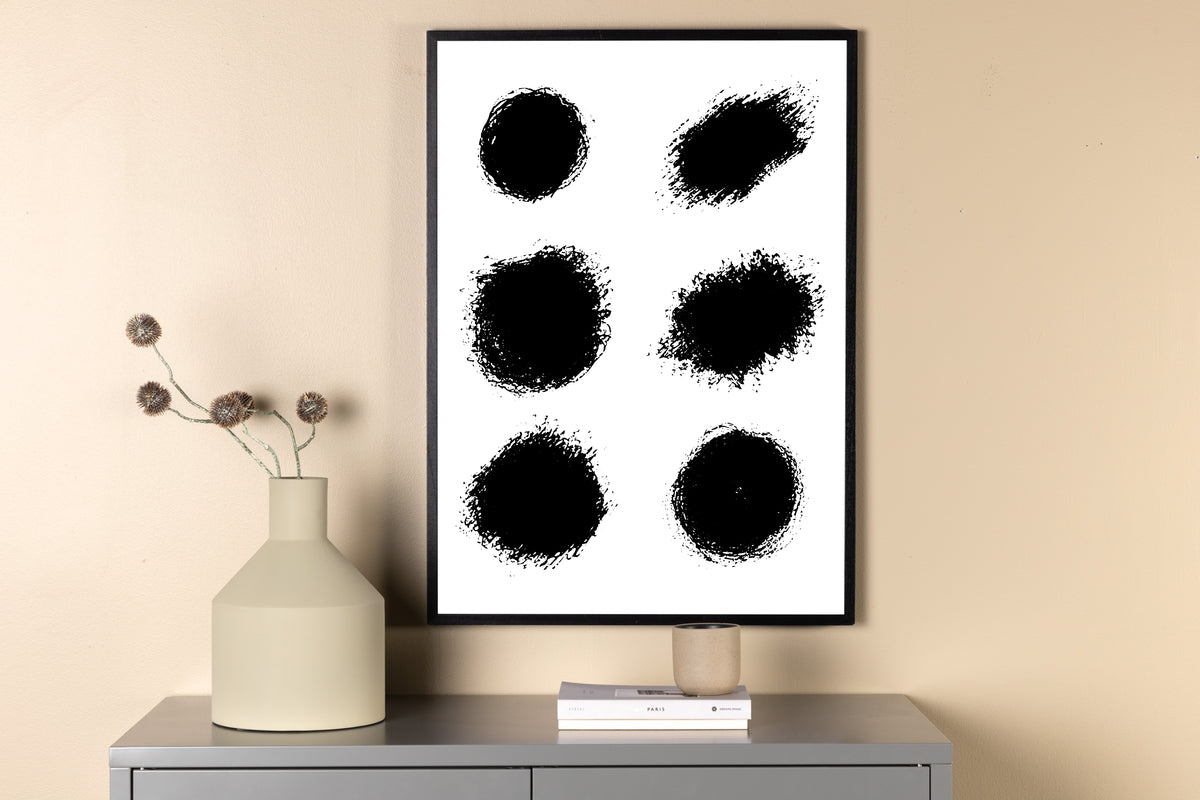 Venture Home Dots Posters 21x30 Vit