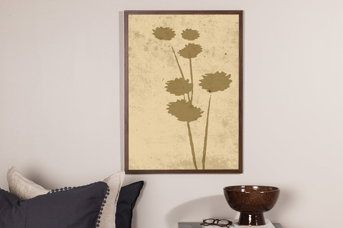 Venture Home Flower art Posters 70x100 Beige