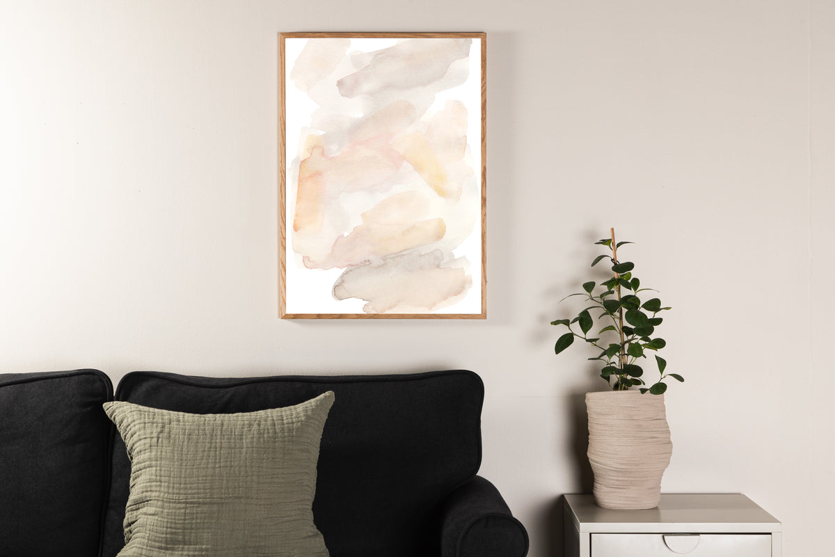 Venture Home Water colour Posters 50x70 Beige