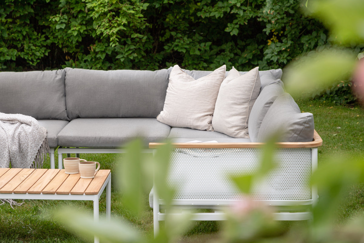 Venture Home Nettan Hörngrupper Natur Grå