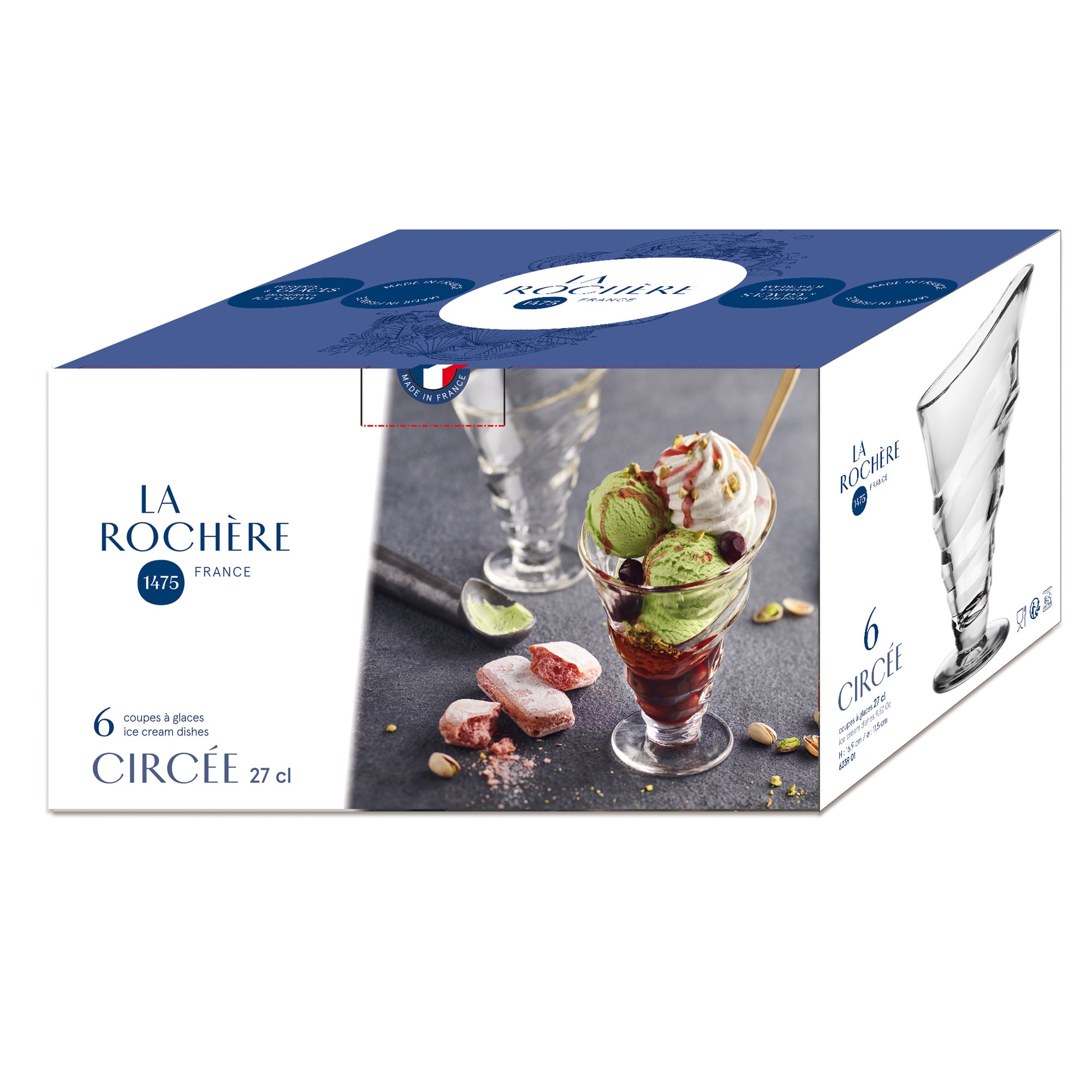 La Rochère Dessertskål Circee Haute 6 st
