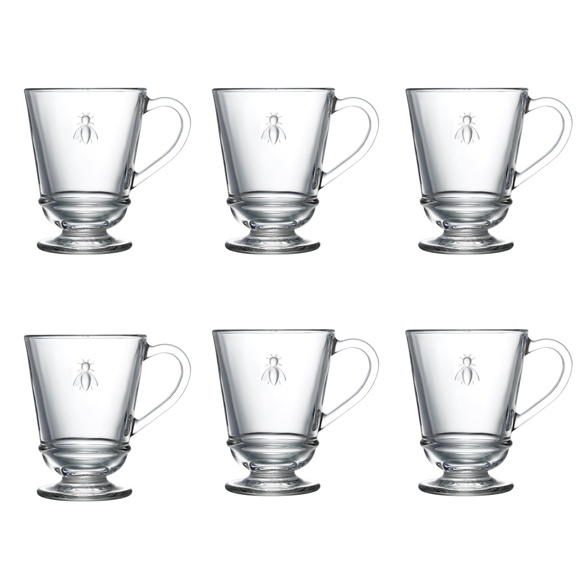 La Rochère Glas med öra Abeille 6 st