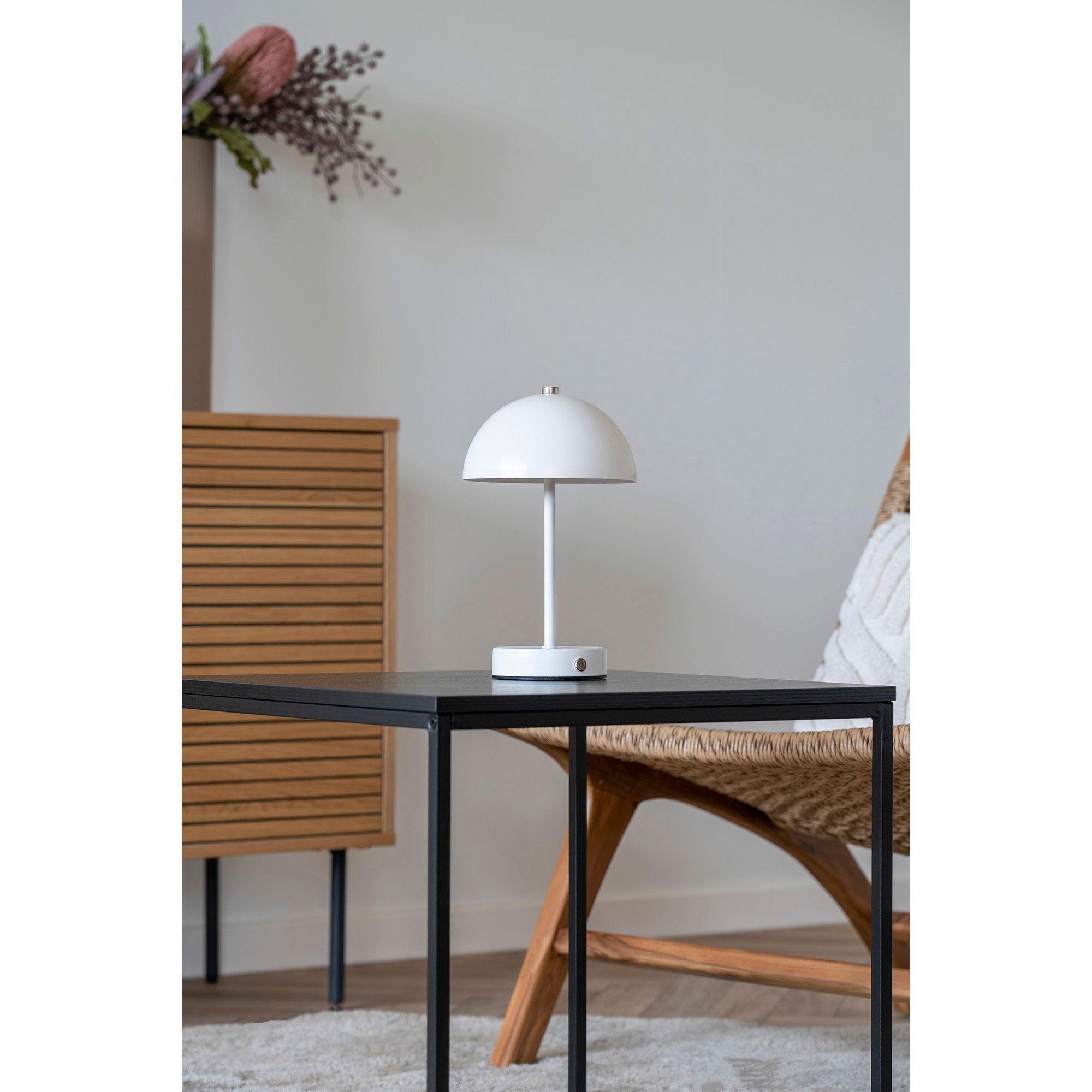 House Nordic Holt Bordslampa Vit