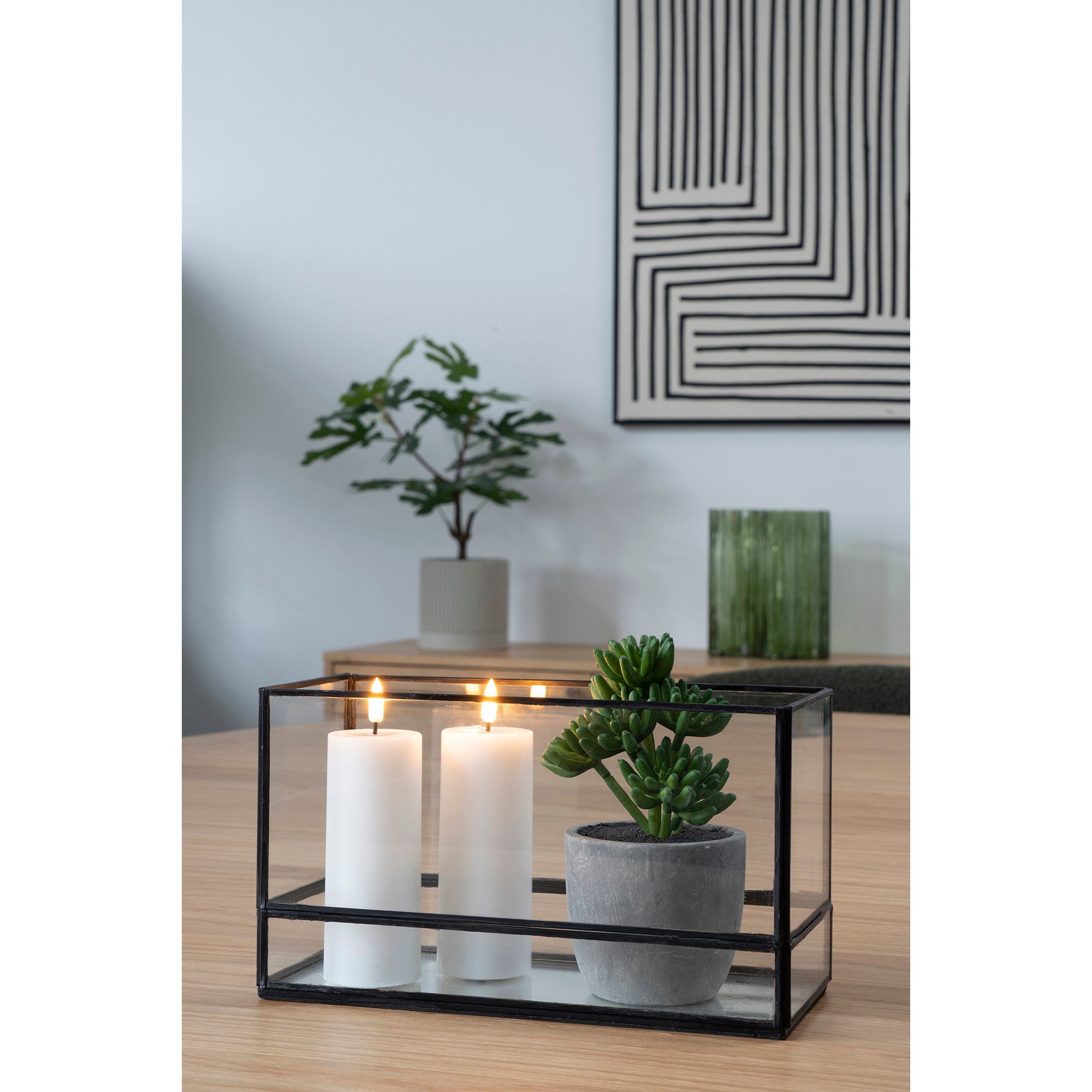 House Nordic Hurricane Ljusstake Svart