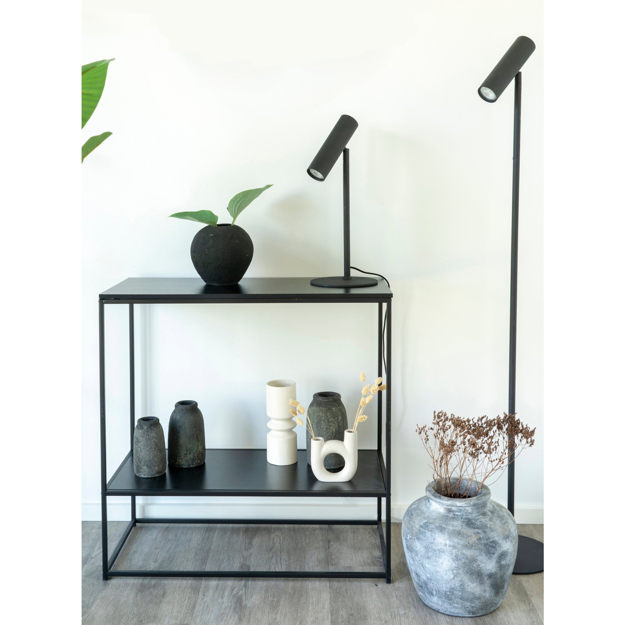 House Nordic Paris Golvlampa Svart