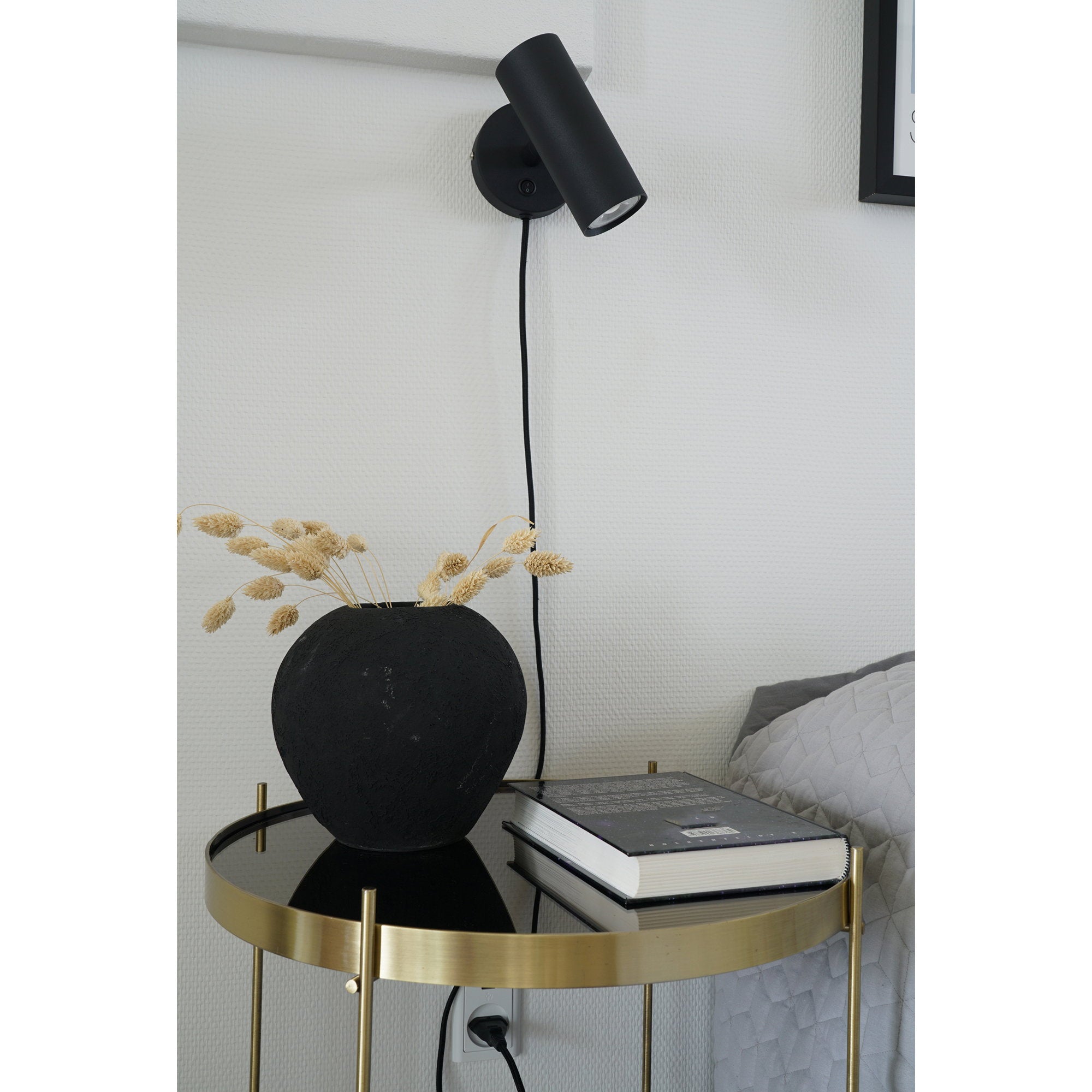 House Nordic Paris Wall Lampa Svart