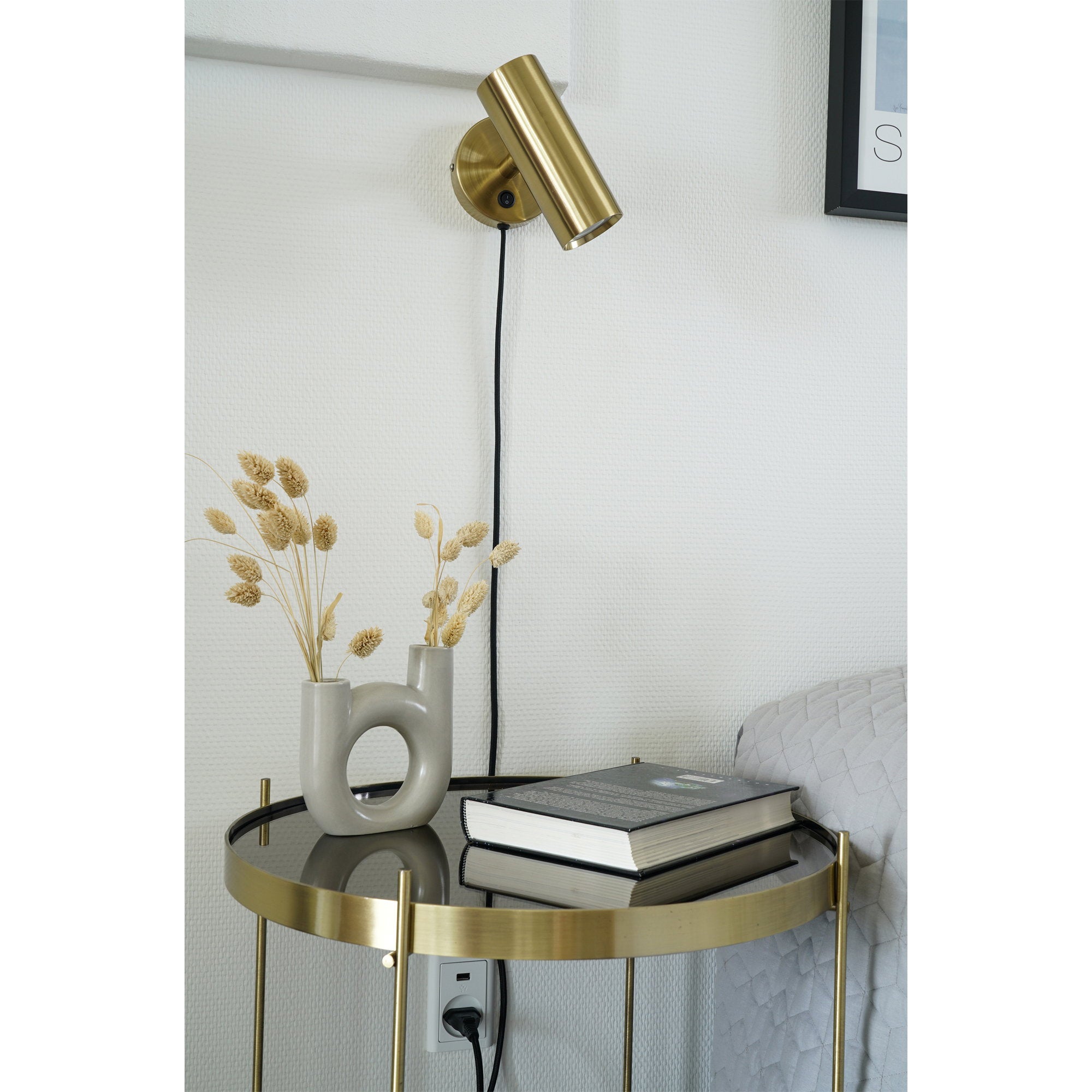 House Nordic Paris Wall Lampa Brass