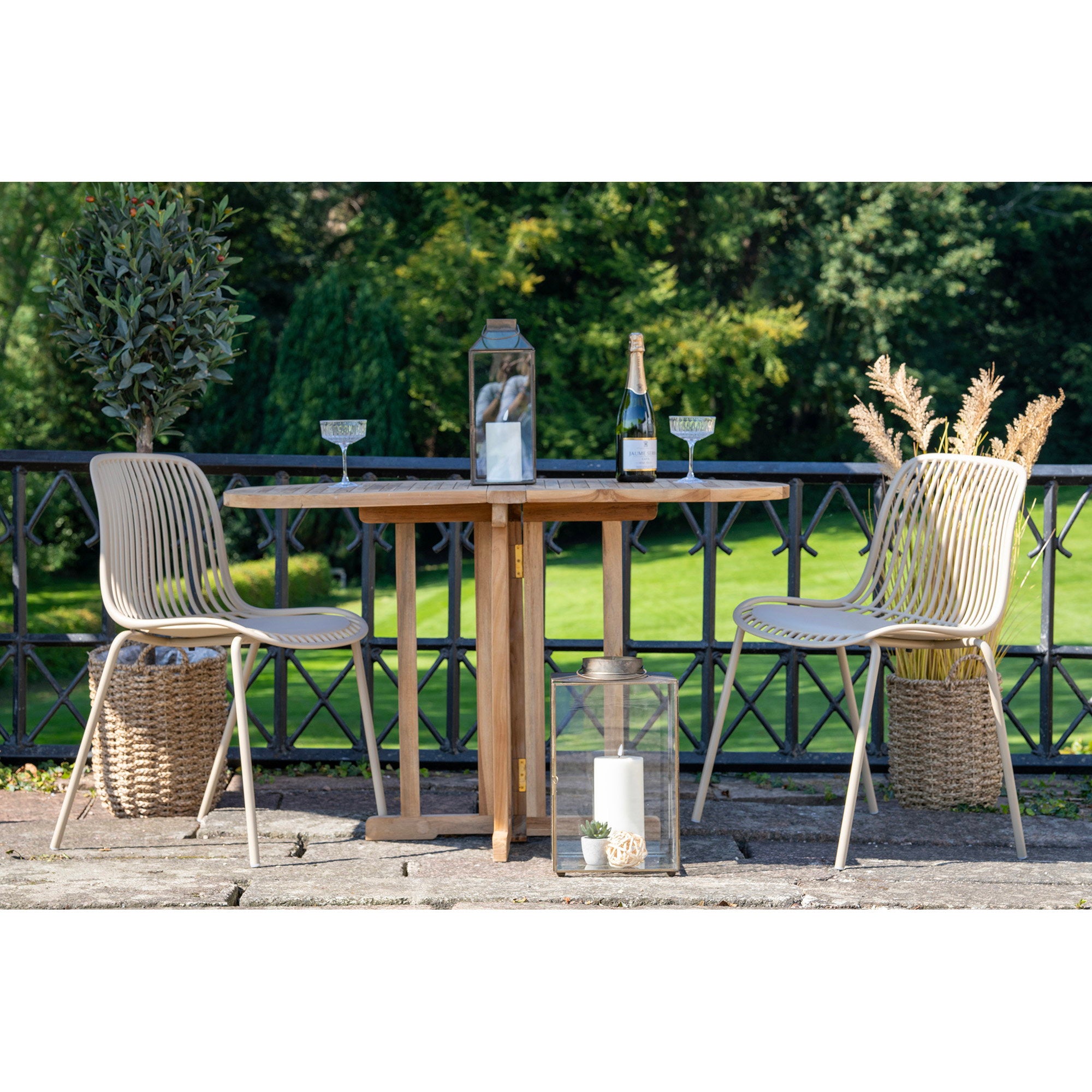House Nordic Branson Matstol 4 pack Sand