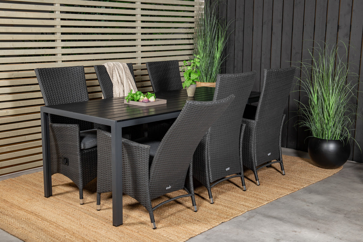Venture Home Padova Reclinerstolar 2-pack Svart